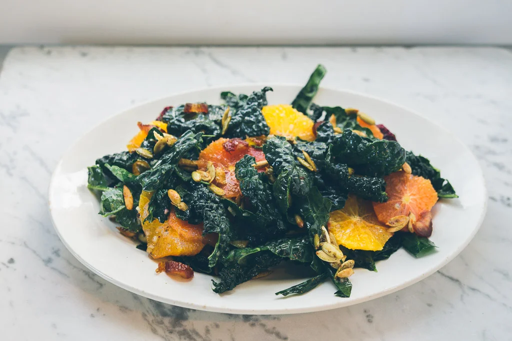 kale and citrus salad with vanilla bean vinaigrette — Milly's Kitchen