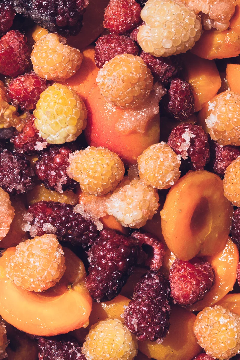 apricot triple berry galette — Milly's Kitchen