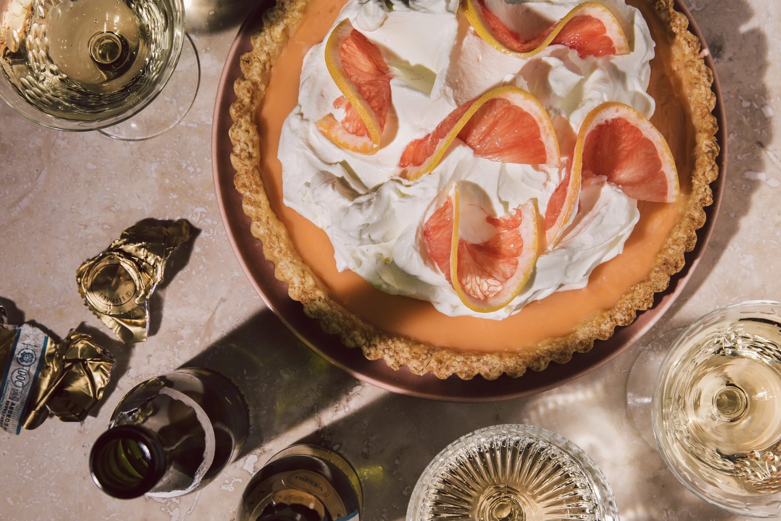 grapefruit curd tart + how to plan your perfect birthday — Milly's Kitchen