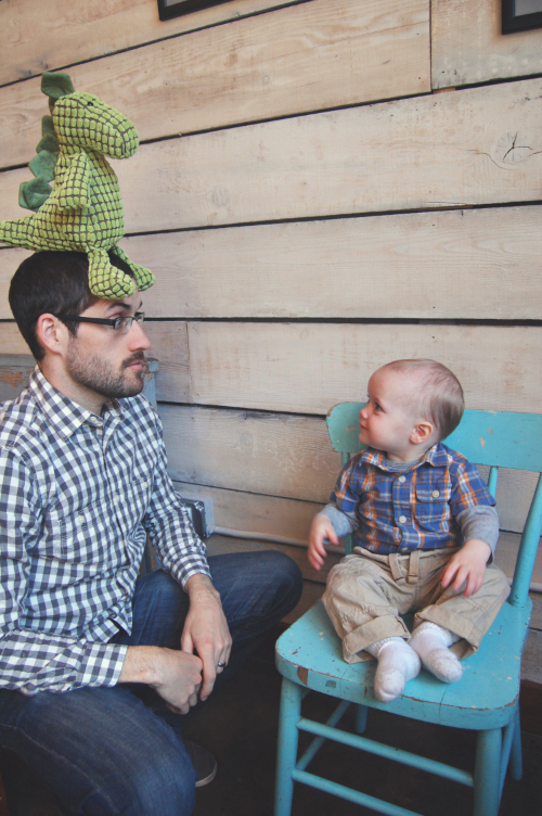It takes a lot of entertaining strategies to make a baby smile for pictures... :)