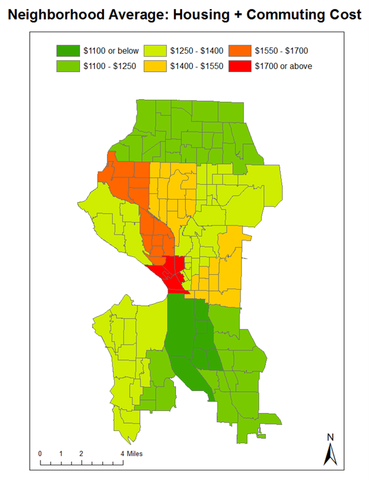 GIS Analysis and Mapping: Seattle Neighborhood Affordability
