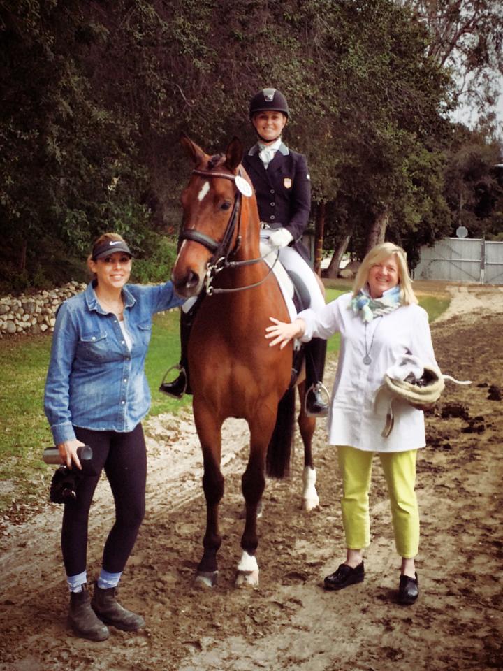 Wendiego with Cicely and his owner, Barbara Wachsman