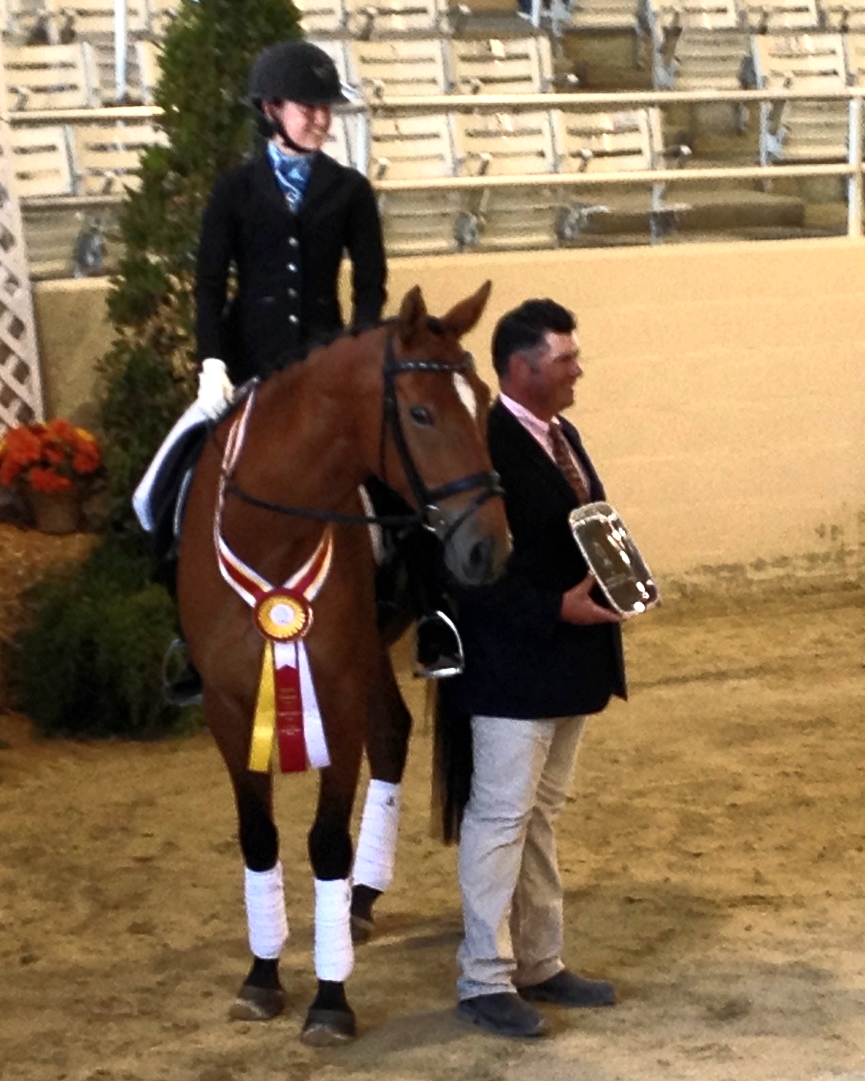 Stella Leitner and Espresso Jr/Yr First Level Reserve Champions