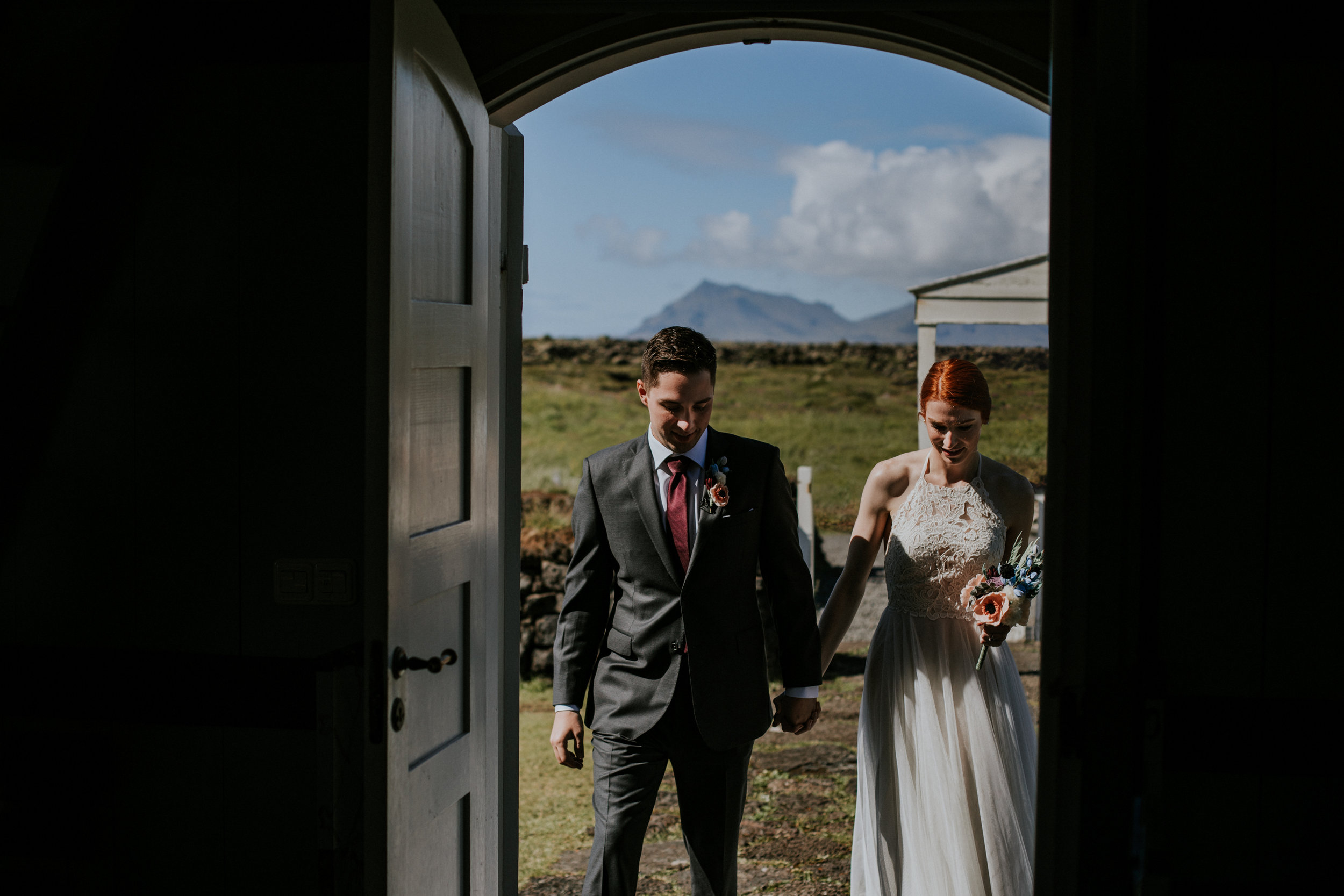 Iceland Wedding Photographer - Vow of the Wild - Snæfellsnes Peninsula - Budir Black Church Wedding