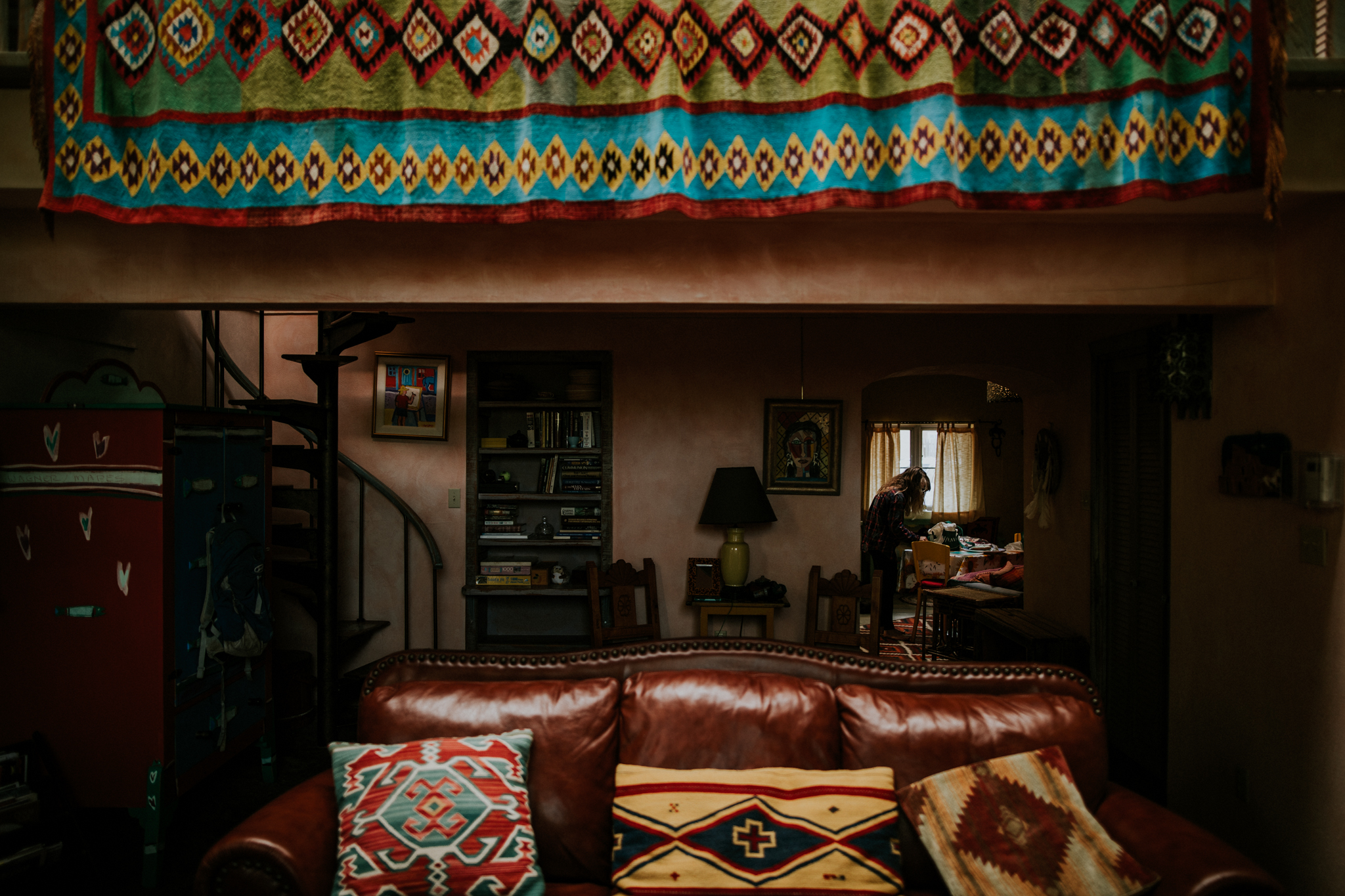 Taos New Mexico Elopement Photographer - getting ready casita