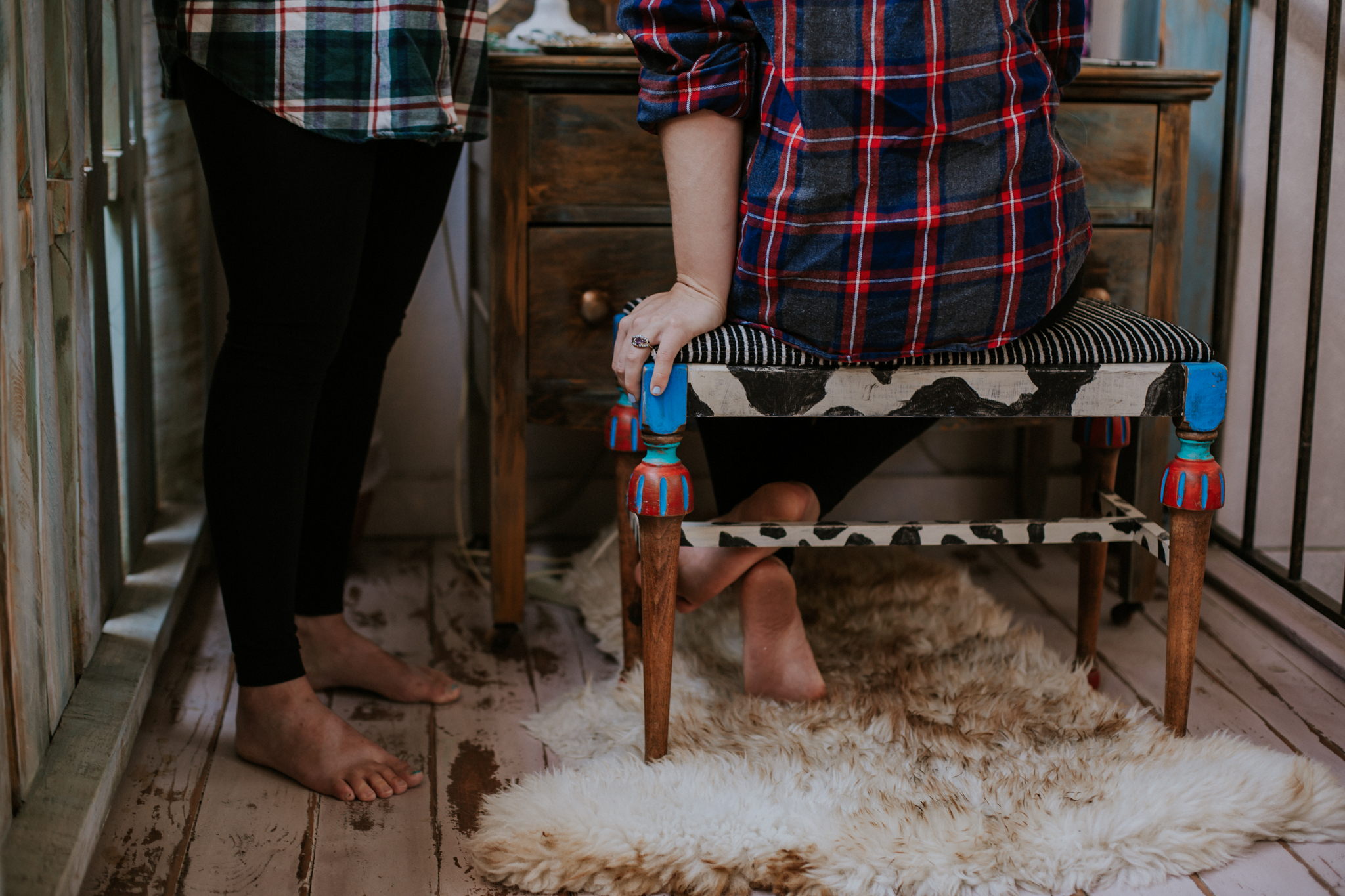 Taos New Mexico Elopement Photographer - getting ready casita