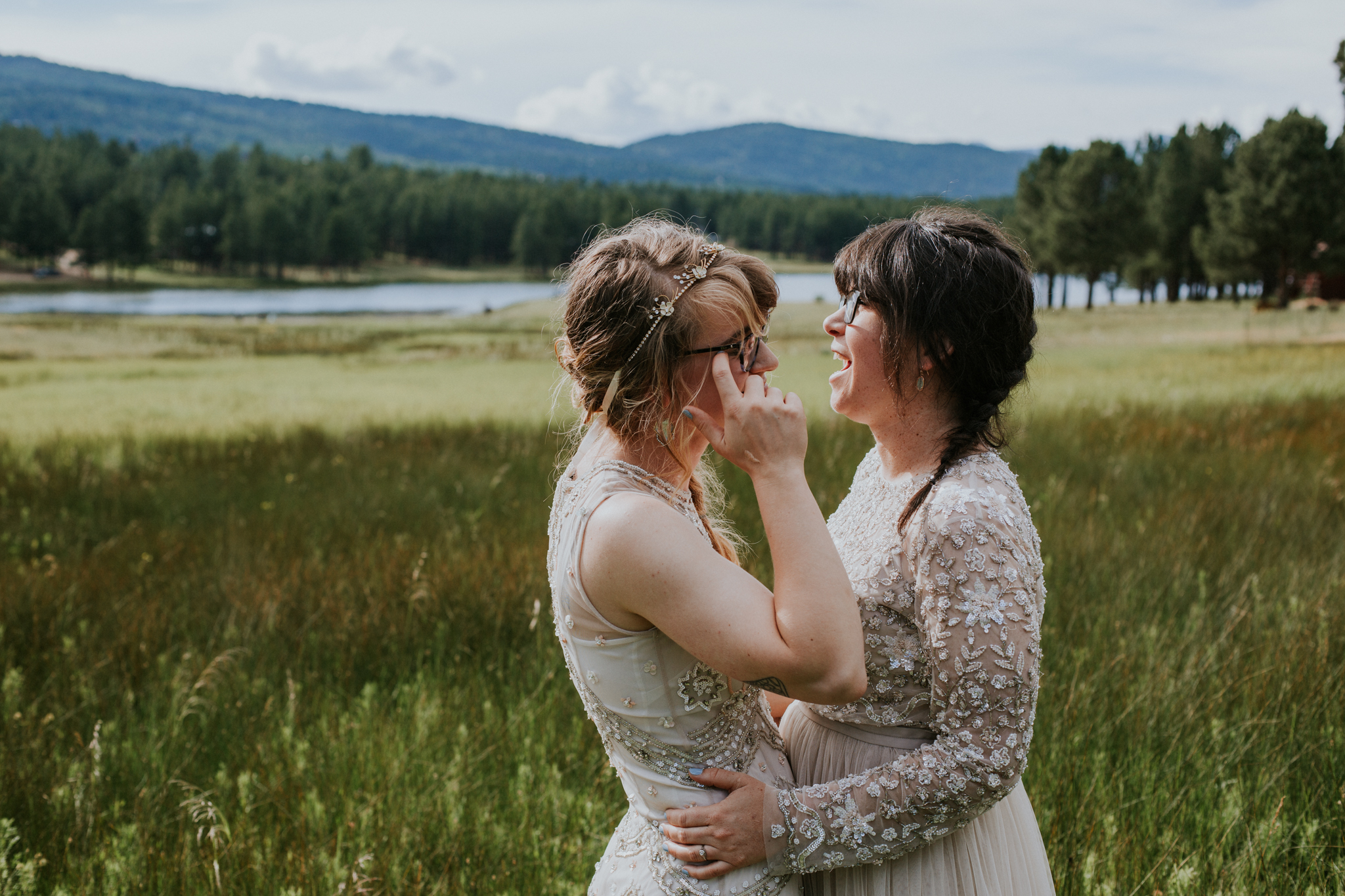 Taos New Mexico Elopement Photographer - same sex wedding portraits