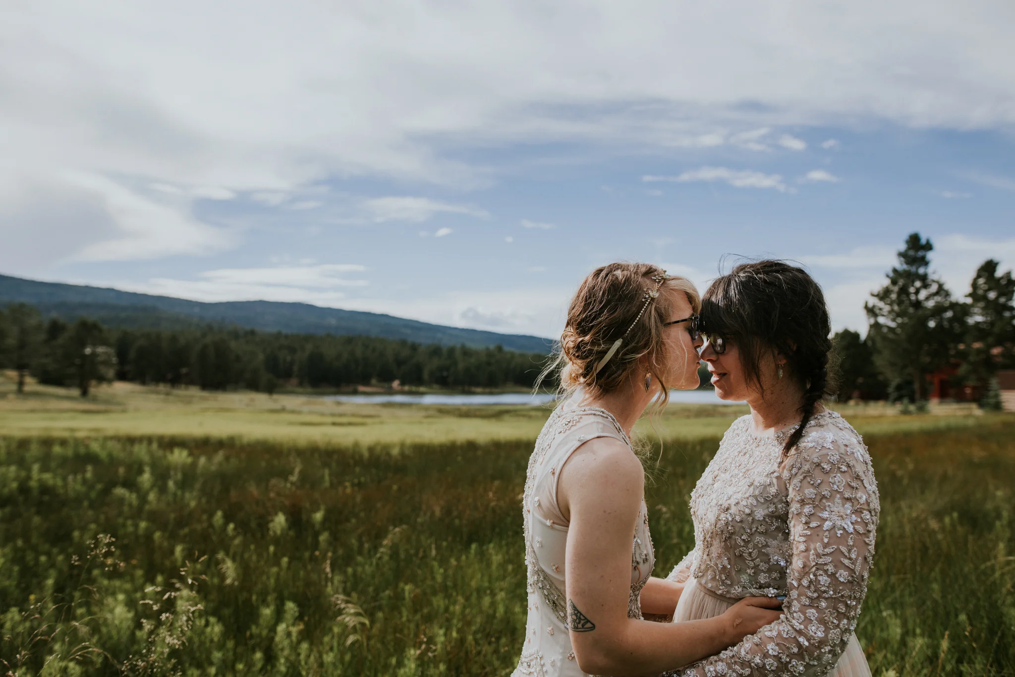 Taos New Mexico Elopement Photographer - same sex wedding portraits