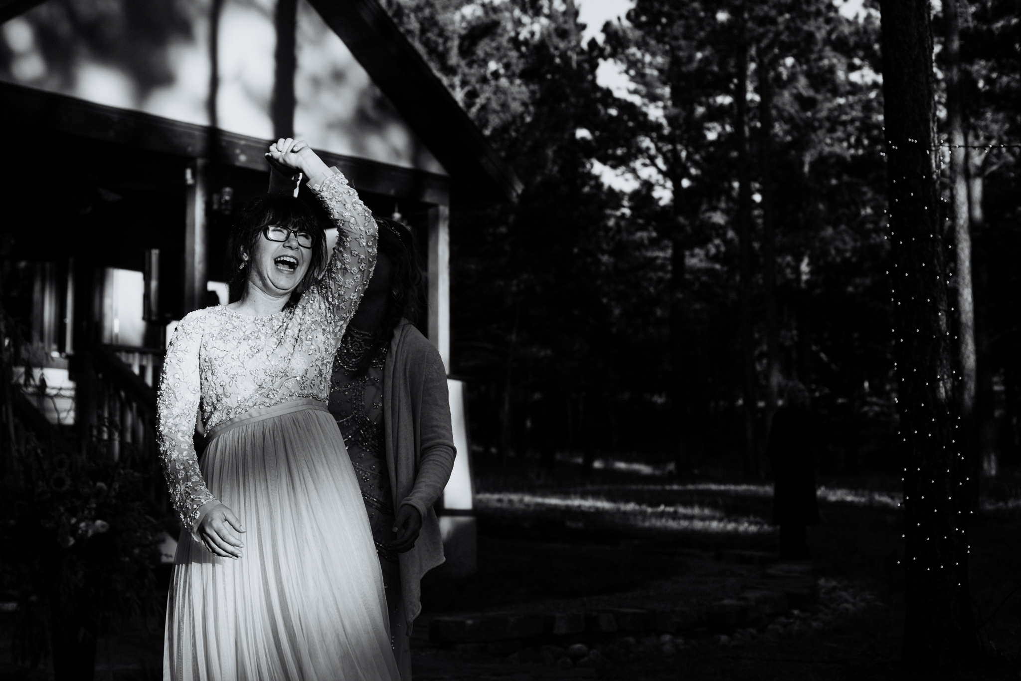 Taos New Mexico Elopement Photographer - tented backyard reception - first dance