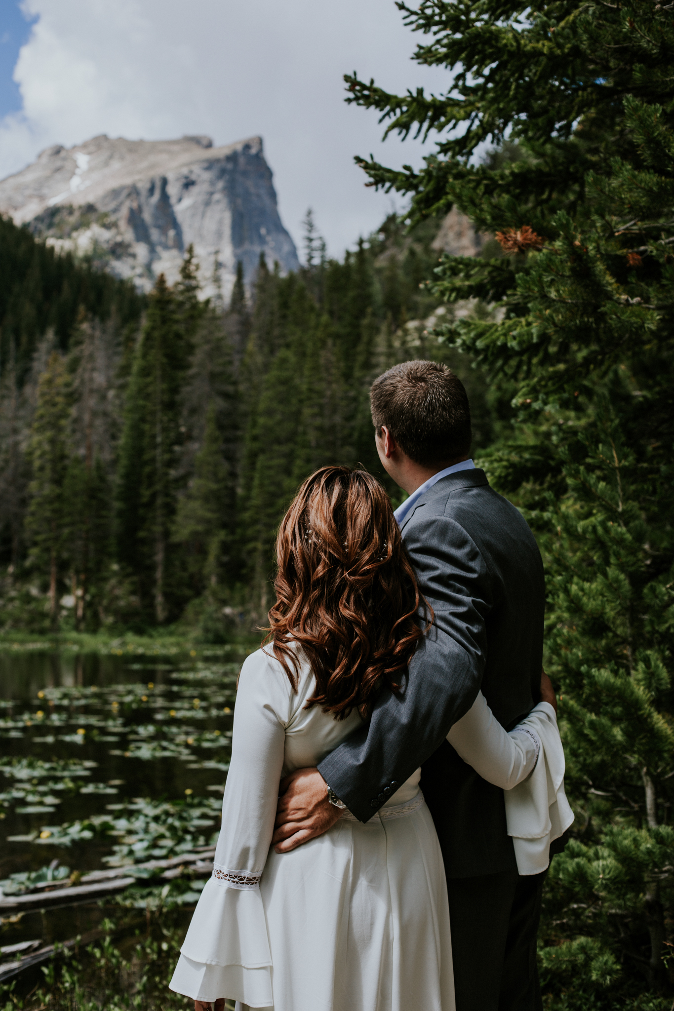 Destination Elopement Photographer - Vow of the Wild - Rocky Mountain National Park - Forest Elopement - Nymph Lake