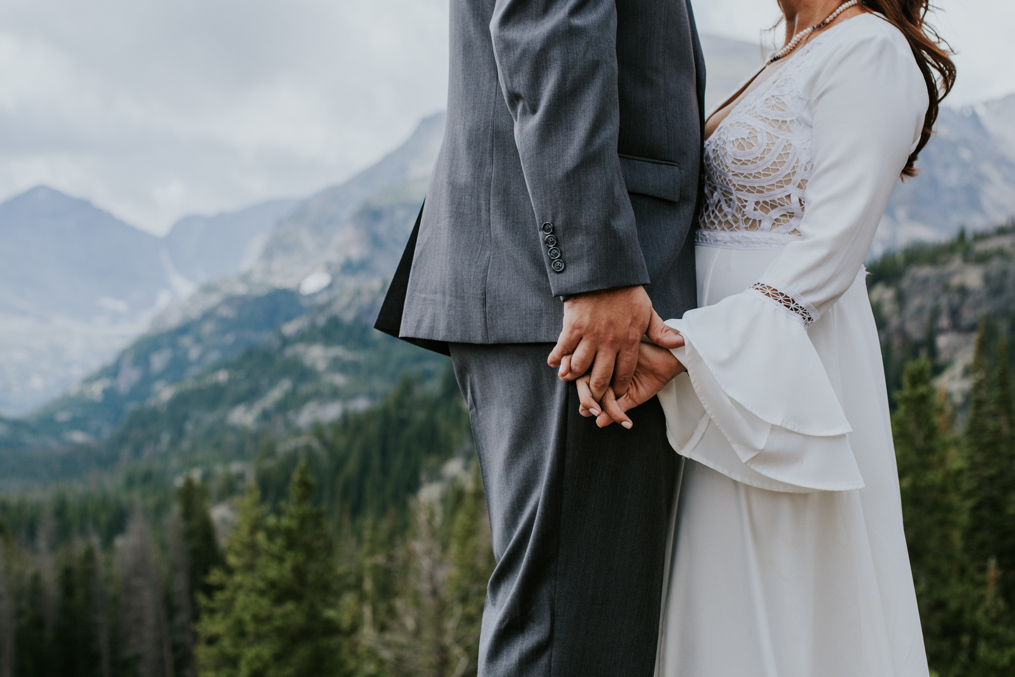 Destination Elopement Photographer - Vow of the Wild - Rocky Mountain National Park - Forest Elopement - Nymph Lake