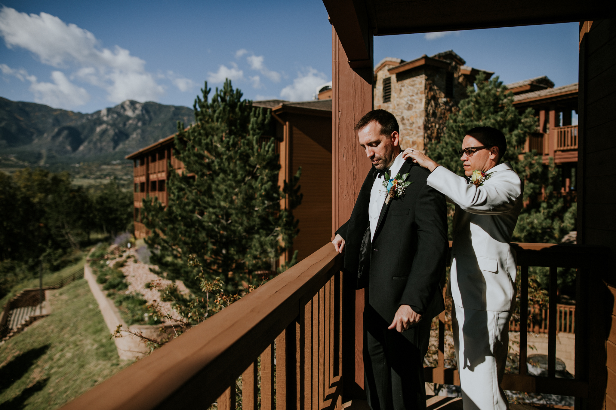 Same Sex Elopement Photographer - Cheyenne Mountain - Colorado Springs Destination Wedding