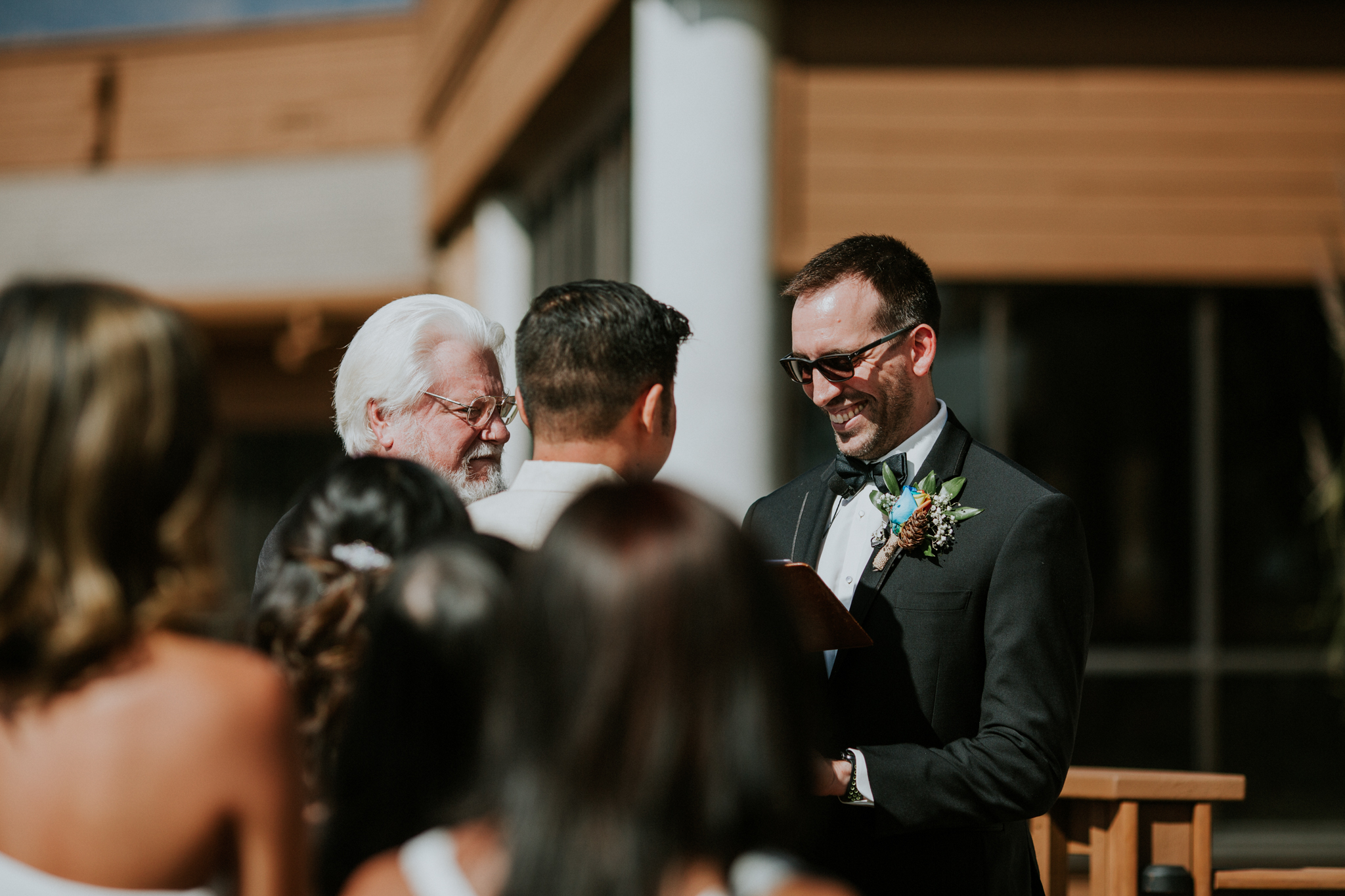 Same Sex Elopement Photographer - Cheyenne Mountain - Colorado Springs Destination Wedding - Ceremony