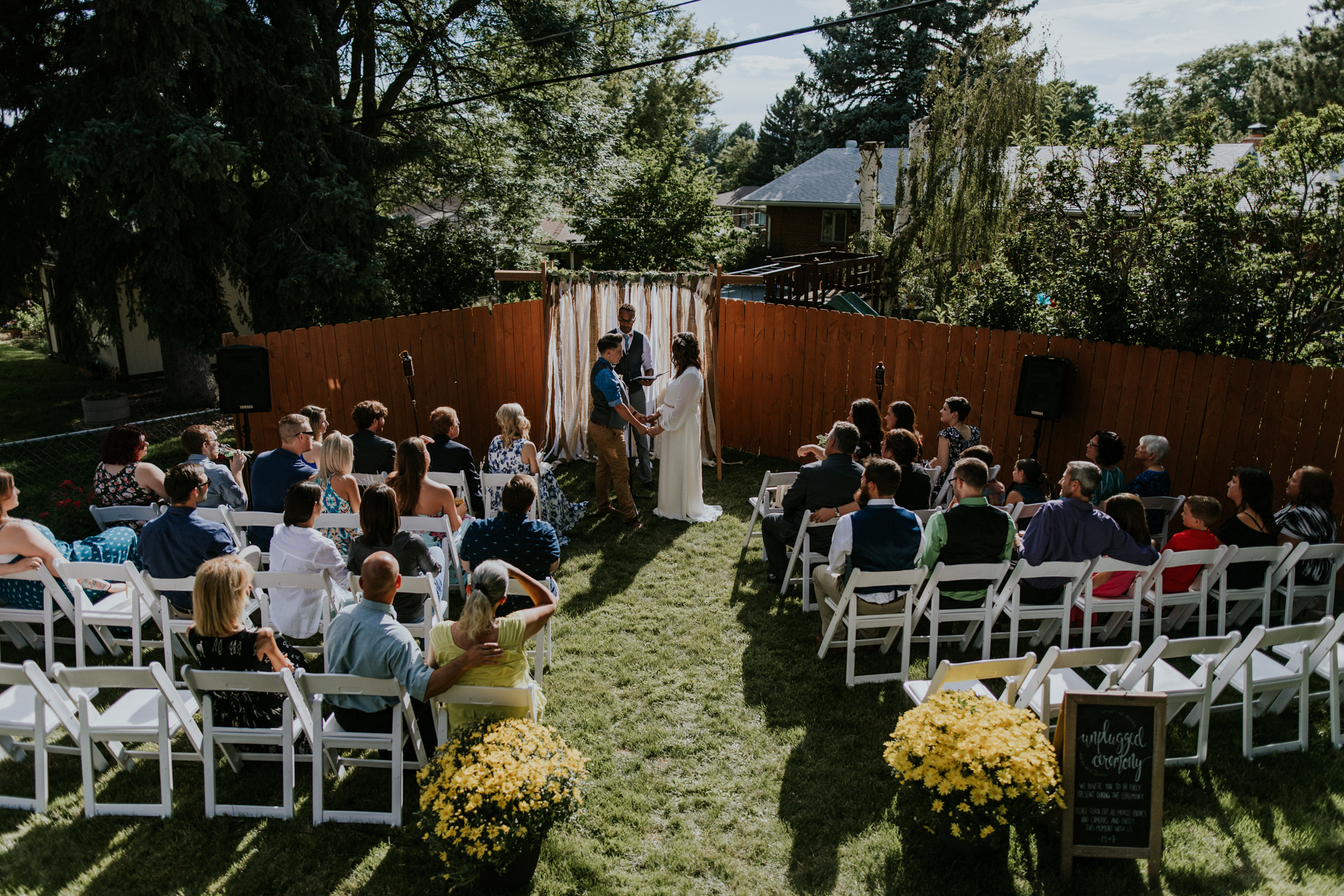 Colorado Intimate Wedding Photographer - Backyard Wedding - Vow of the Wild