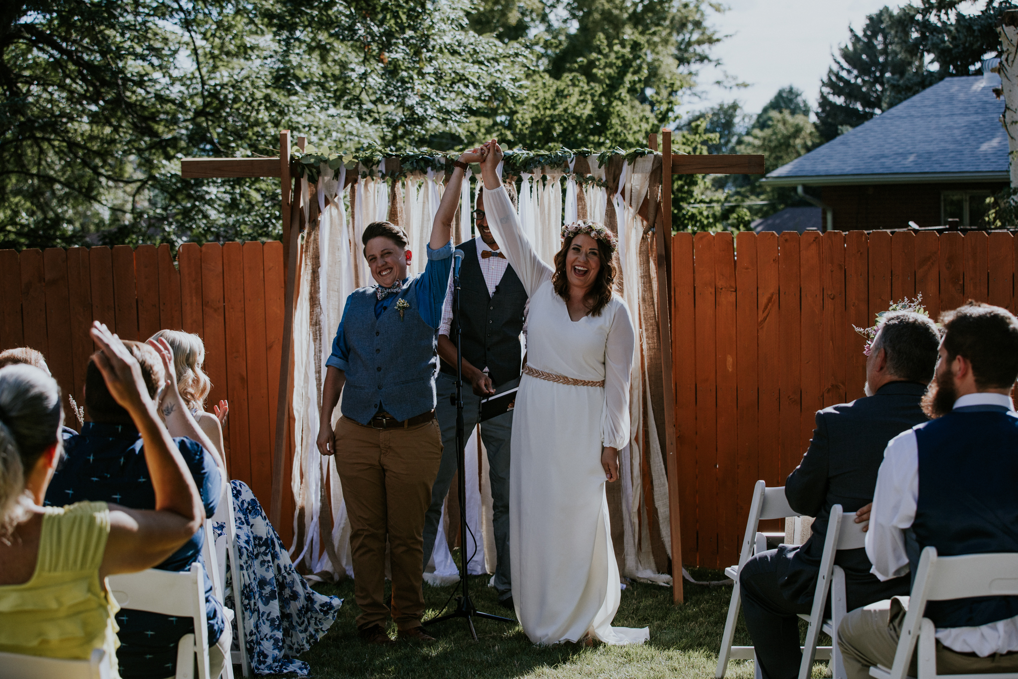 Colorado Intimate Wedding Photographer - Backyard Wedding - Vow of the Wild