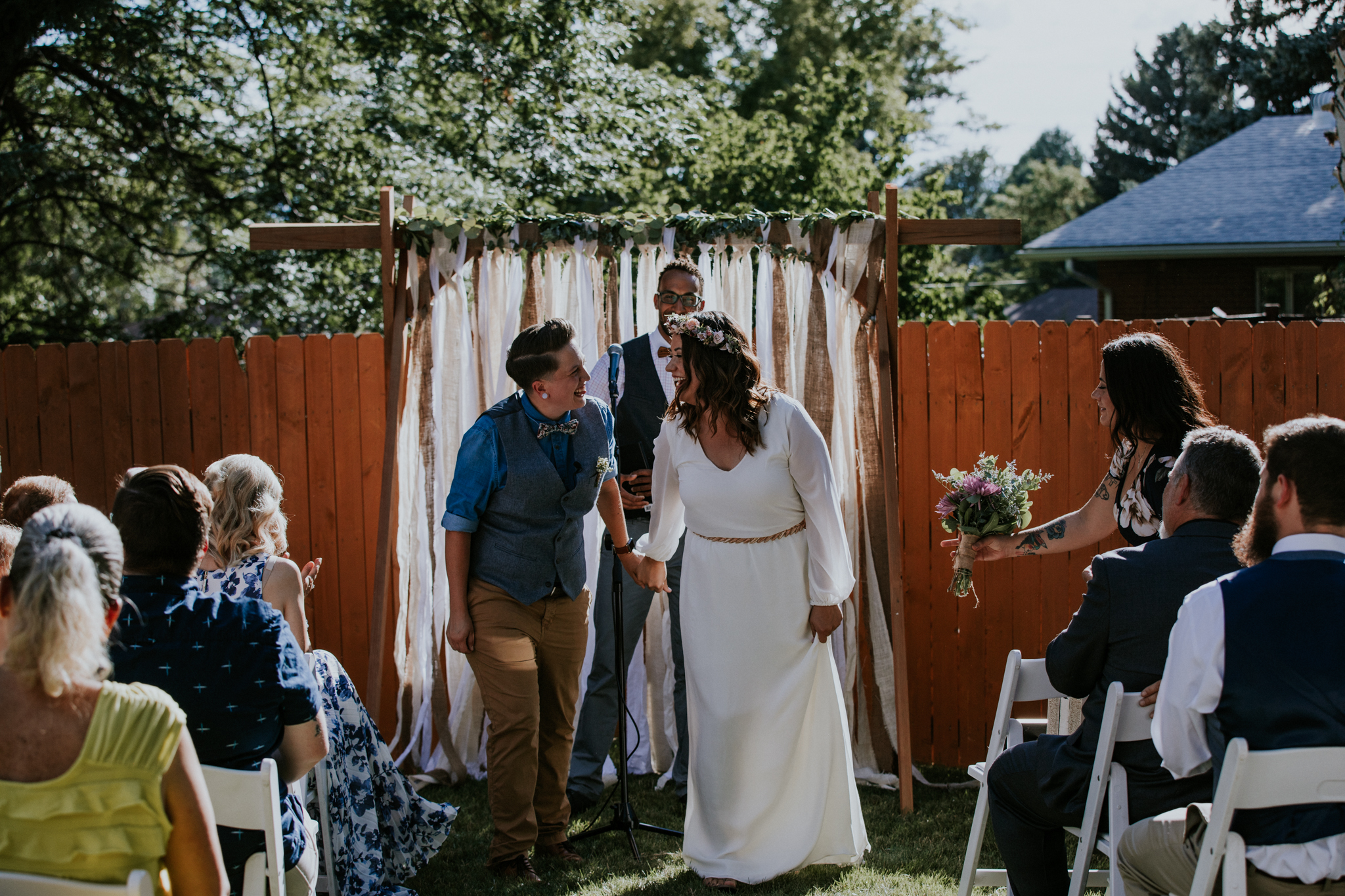 Colorado Intimate Wedding Photographer - Backyard Wedding - Vow of the Wild