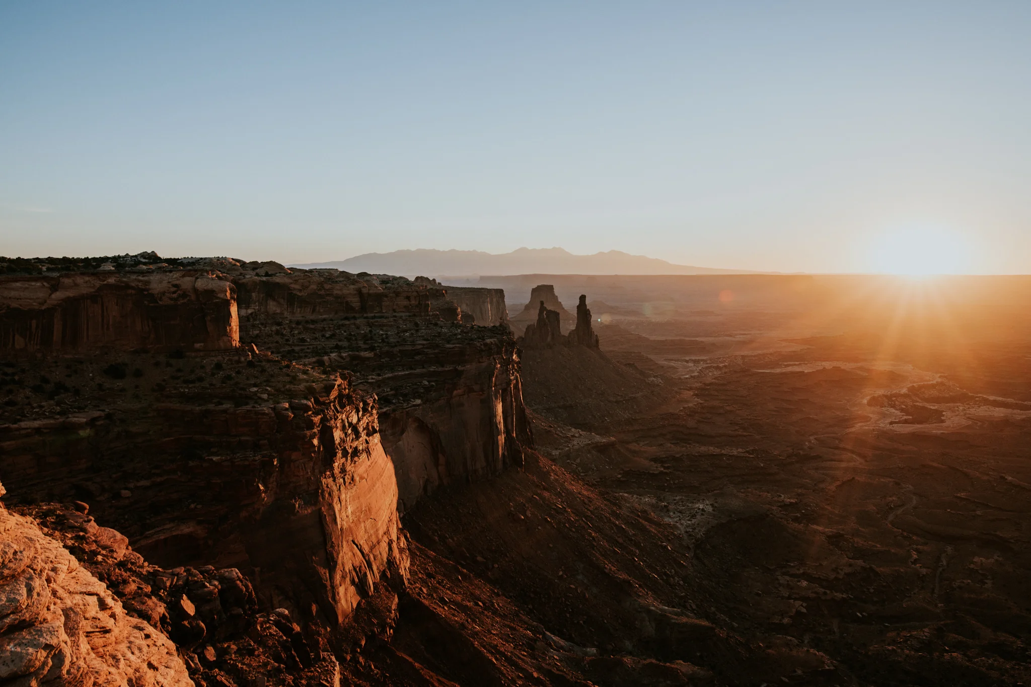 Canyonlands National Park - Mesa Arch Sunrise - Moab Elopement Photographer - Moab Elopement Videographer - Vow of the Wild