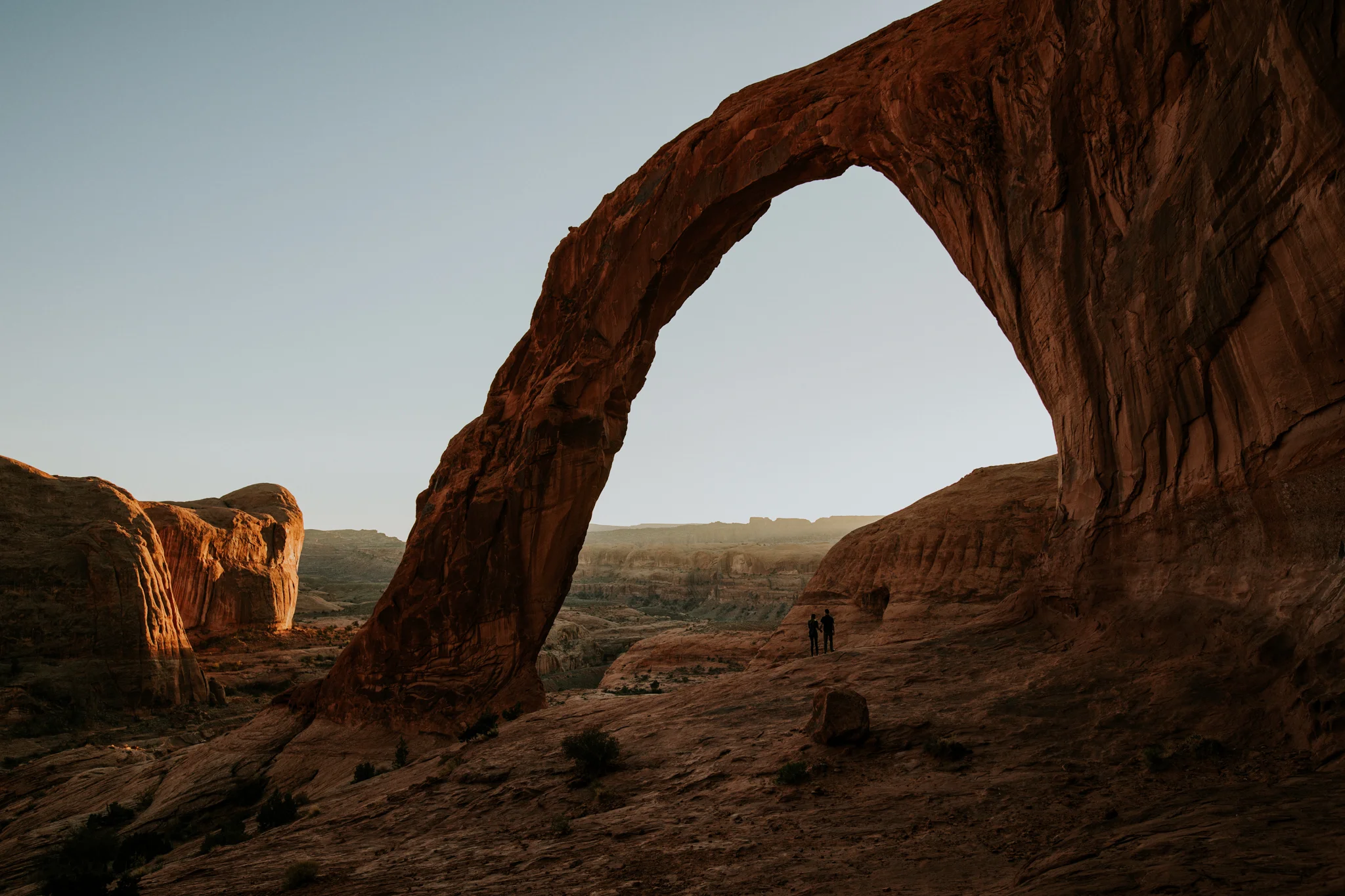 Corona Arch Sunset - Moab Elopement Photographer - Moab Elopement Videographer - Vow of the Wild