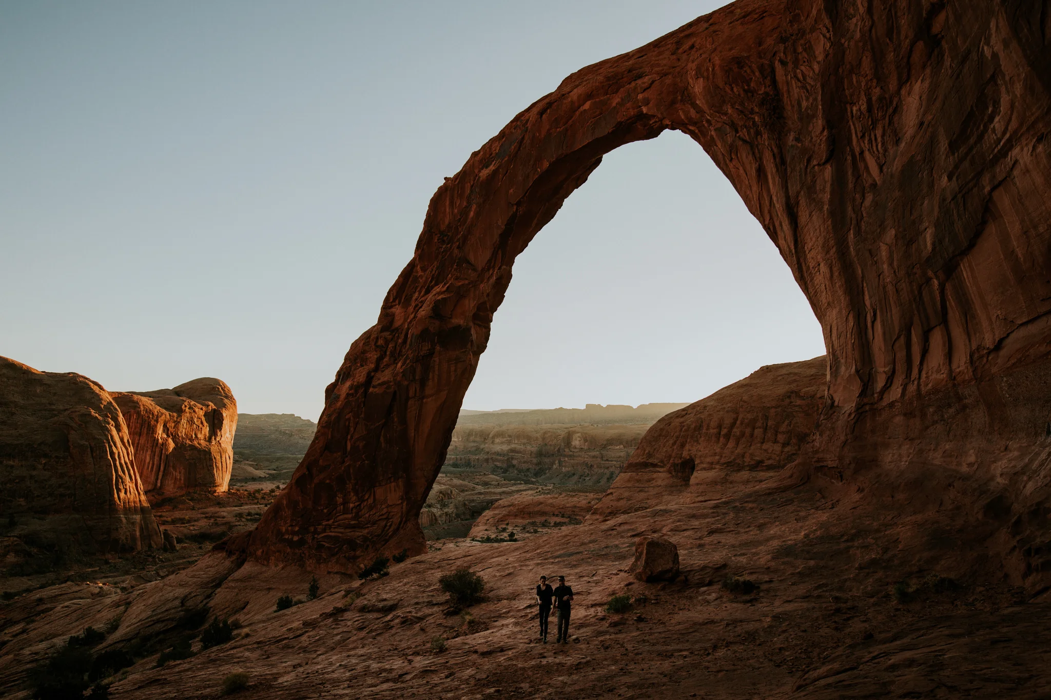 Corona Arch Sunset - Moab Elopement Photographer - Moab Elopement Videographer - Vow of the Wild