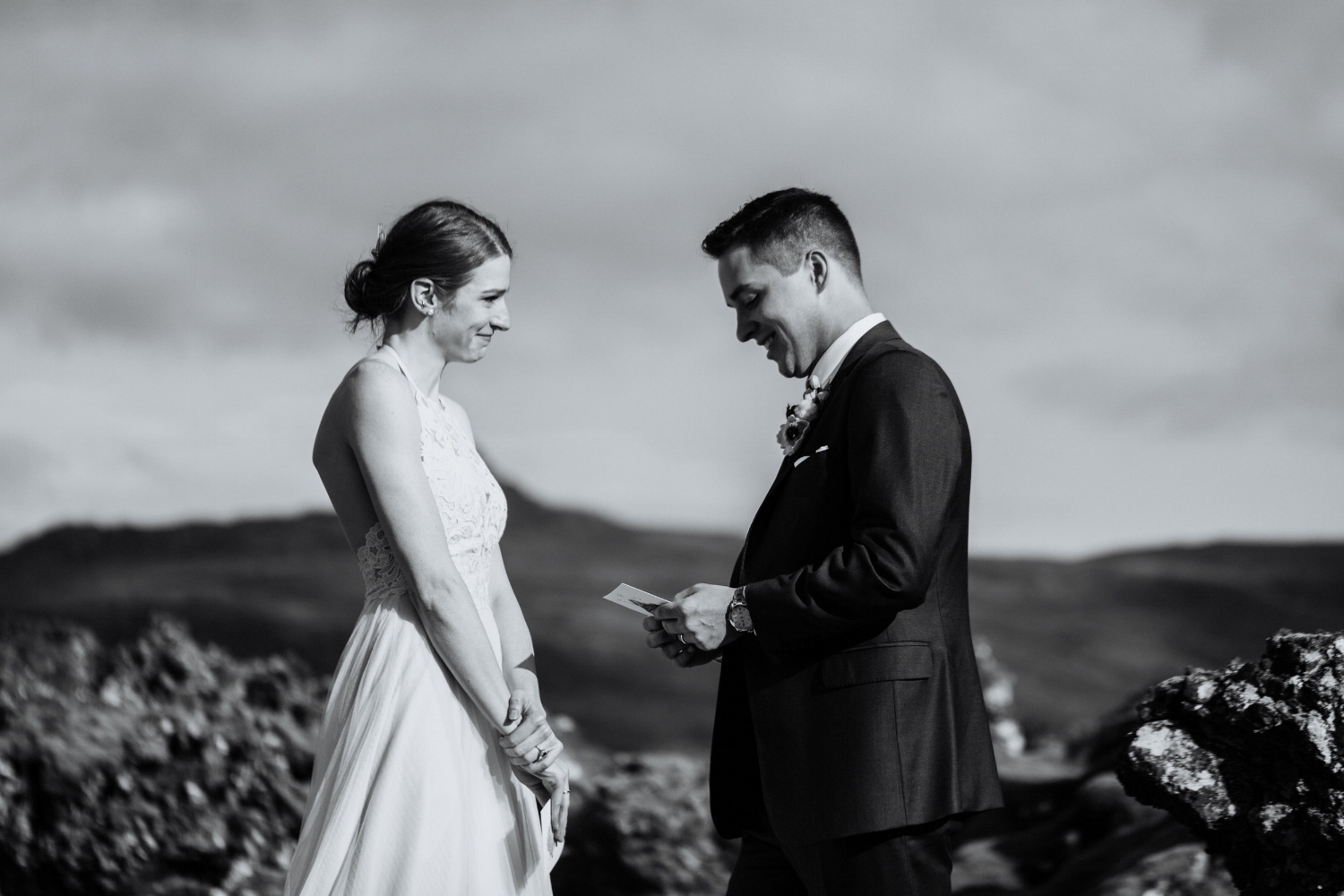 Iceland Wedding Photographer - Vow of the Wild - Snæfellsnes Peninsula Wedding - Lava Field