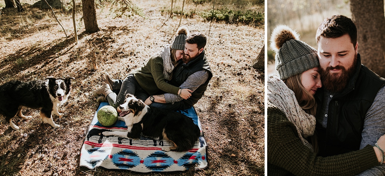 Colorado Mountain Engagement Photos | Adventure Session | Colorado Elopement Photographer