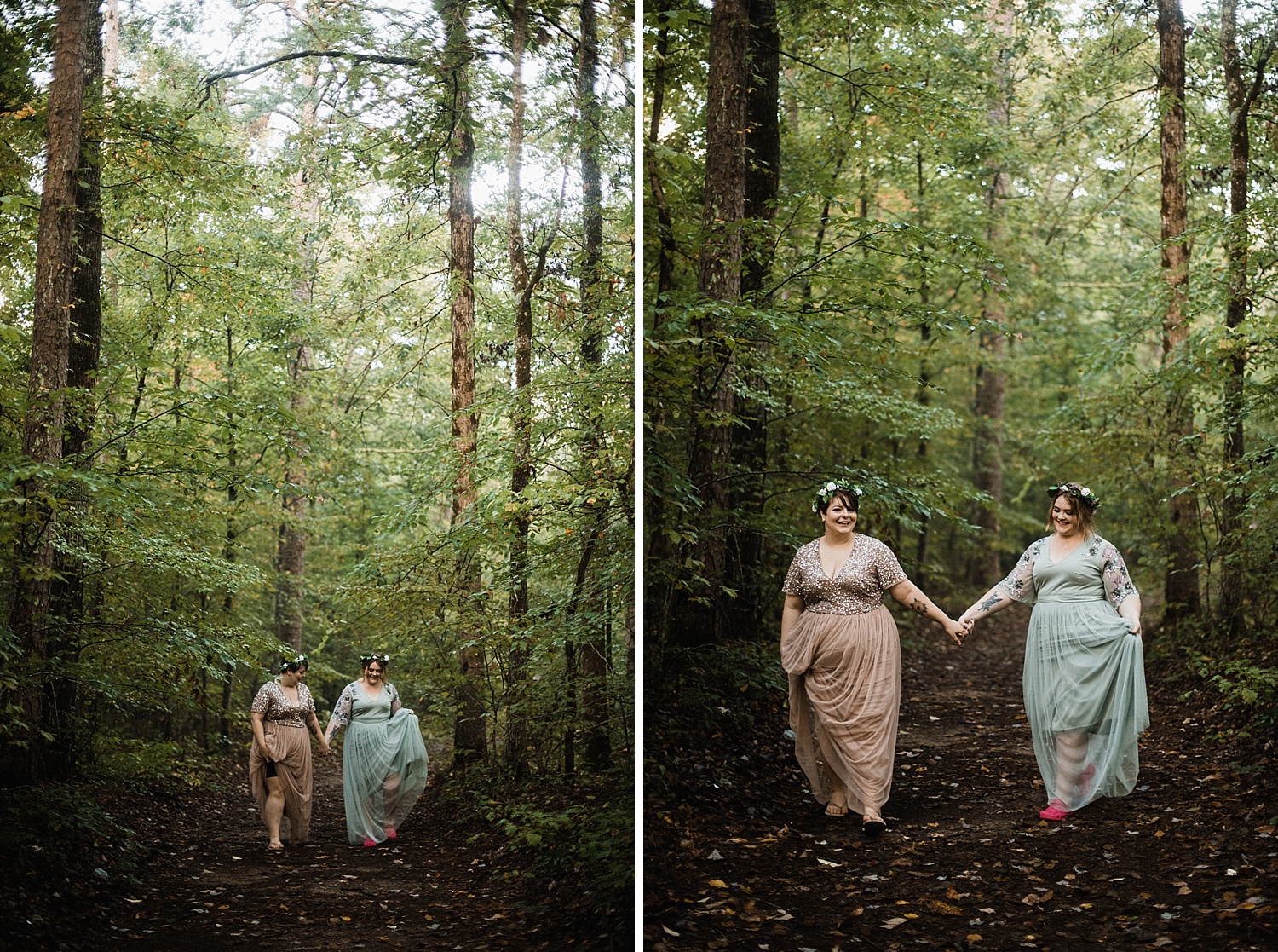 Adventurous Forest Elopement | Destination Elopement Photographer + Videographer | Same Sex Elopement | Vow of the Wild