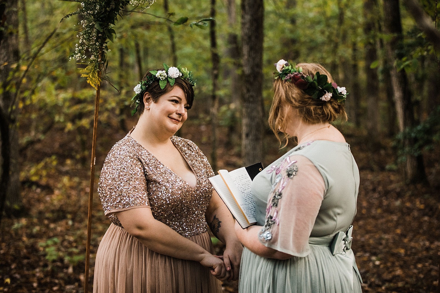 Adventurous Forest Elopement | Destination Elopement Photographer + Videographer | Same Sex Elopement | Vow of the Wild