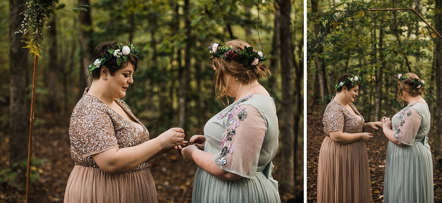 Adventurous Forest Elopement | Destination Elopement Photographer + Videographer | Same Sex Elopement | Vow of the Wild