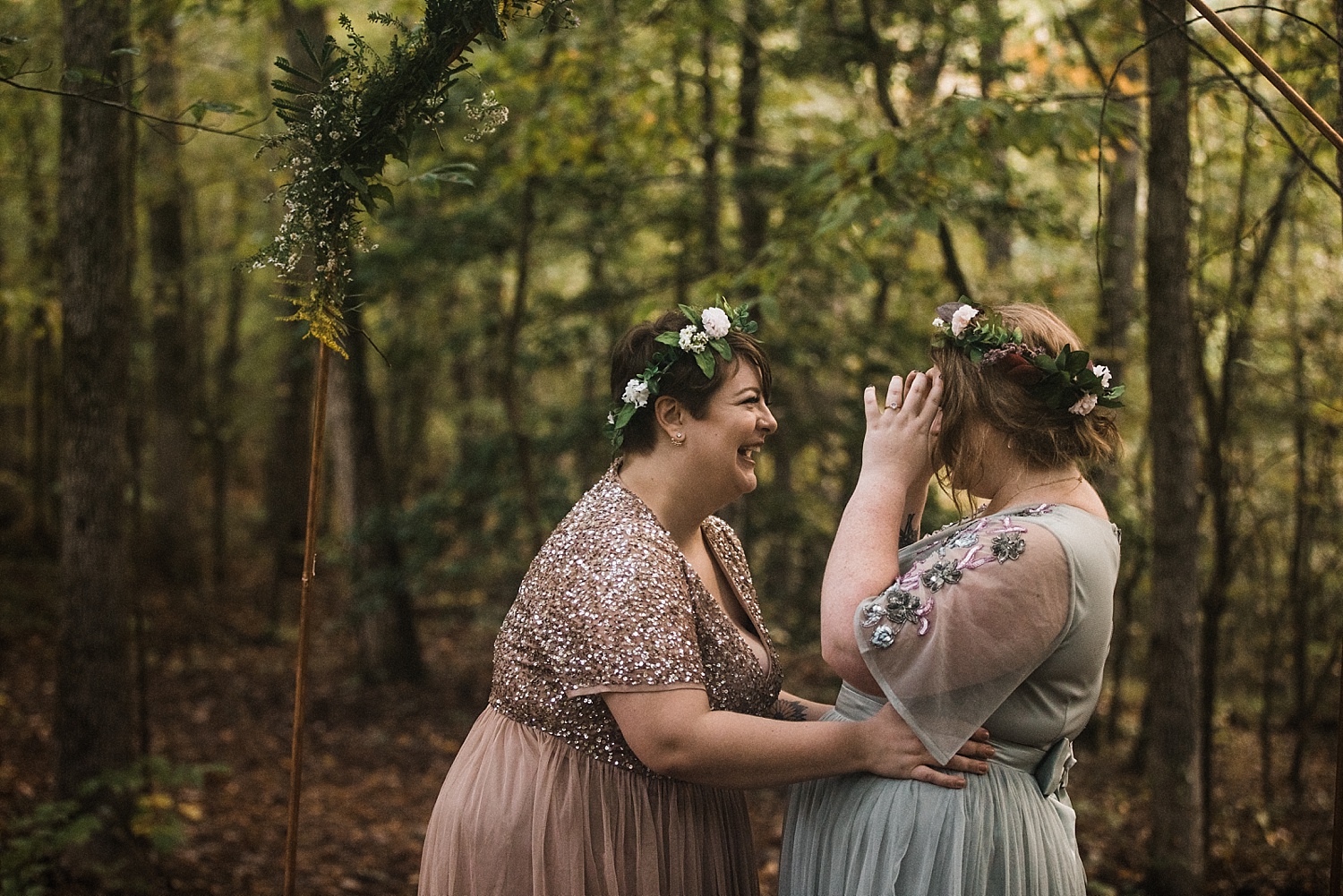 Adventurous Forest Elopement | Destination Elopement Photographer + Videographer | Same Sex Elopement | Vow of the Wild