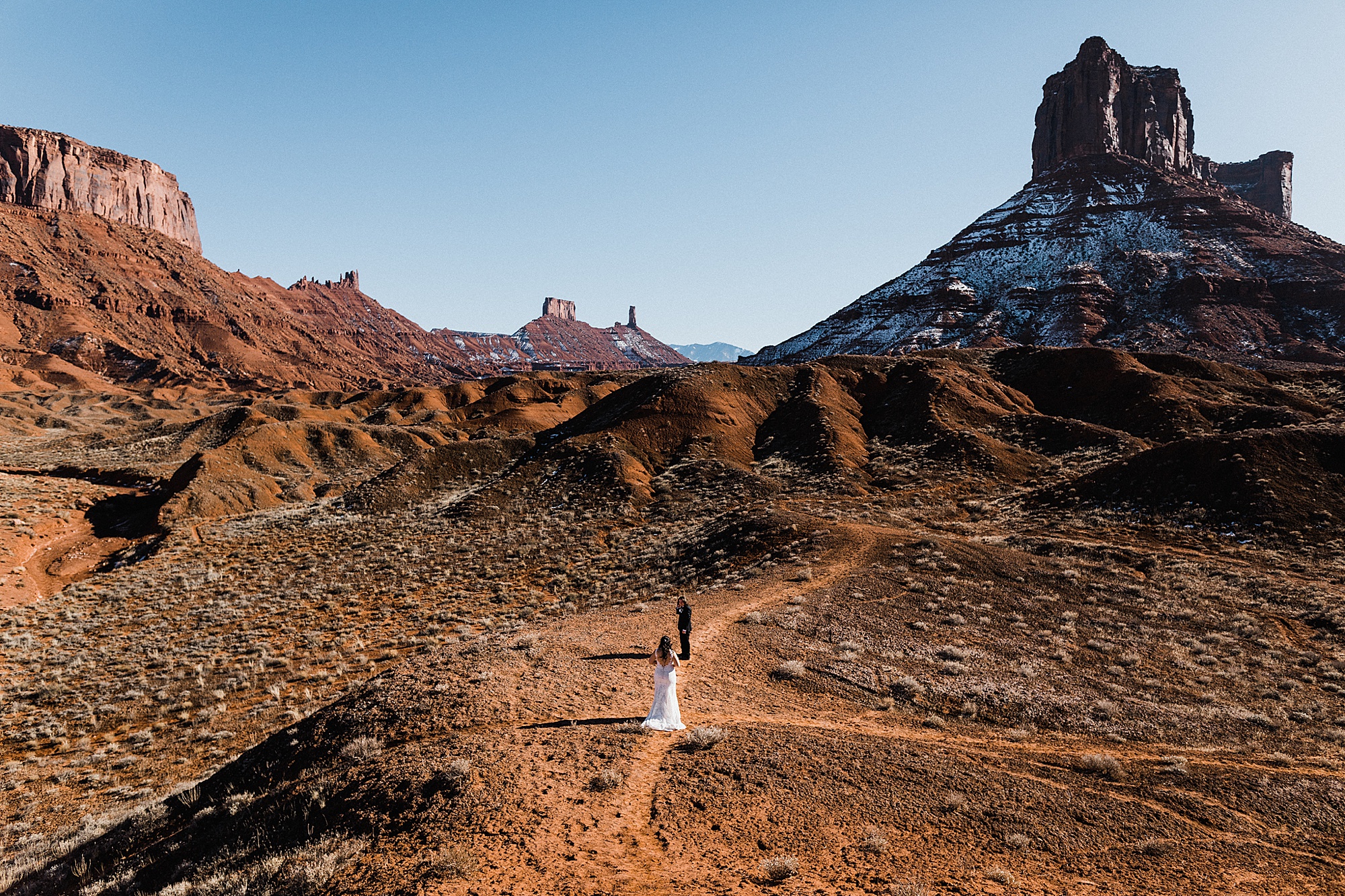 Adventurous Moab Elopement | Destination Elopement Photographer + Videographer | Dead Horse Point State Park Wedding | Vow of the Wild