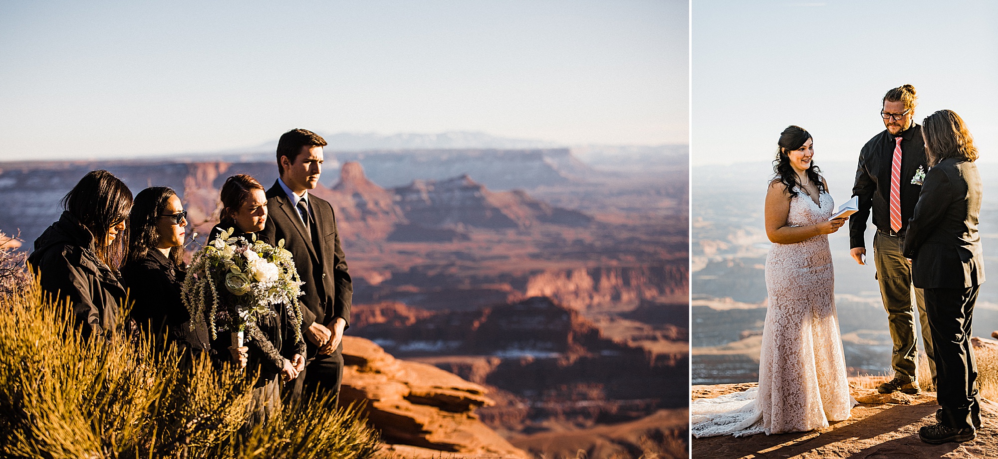 Adventurous Moab Elopement | Destination Elopement Photographer + Videographer | Dead Horse Point State Park Wedding | Vow of the Wild