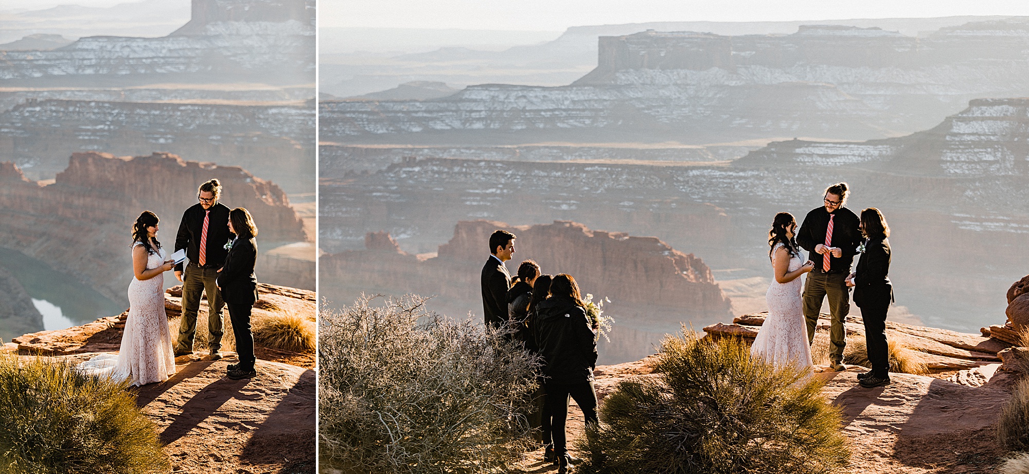 Adventurous Moab Elopement | Destination Elopement Photographer + Videographer | Dead Horse Point State Park Wedding | Vow of the Wild