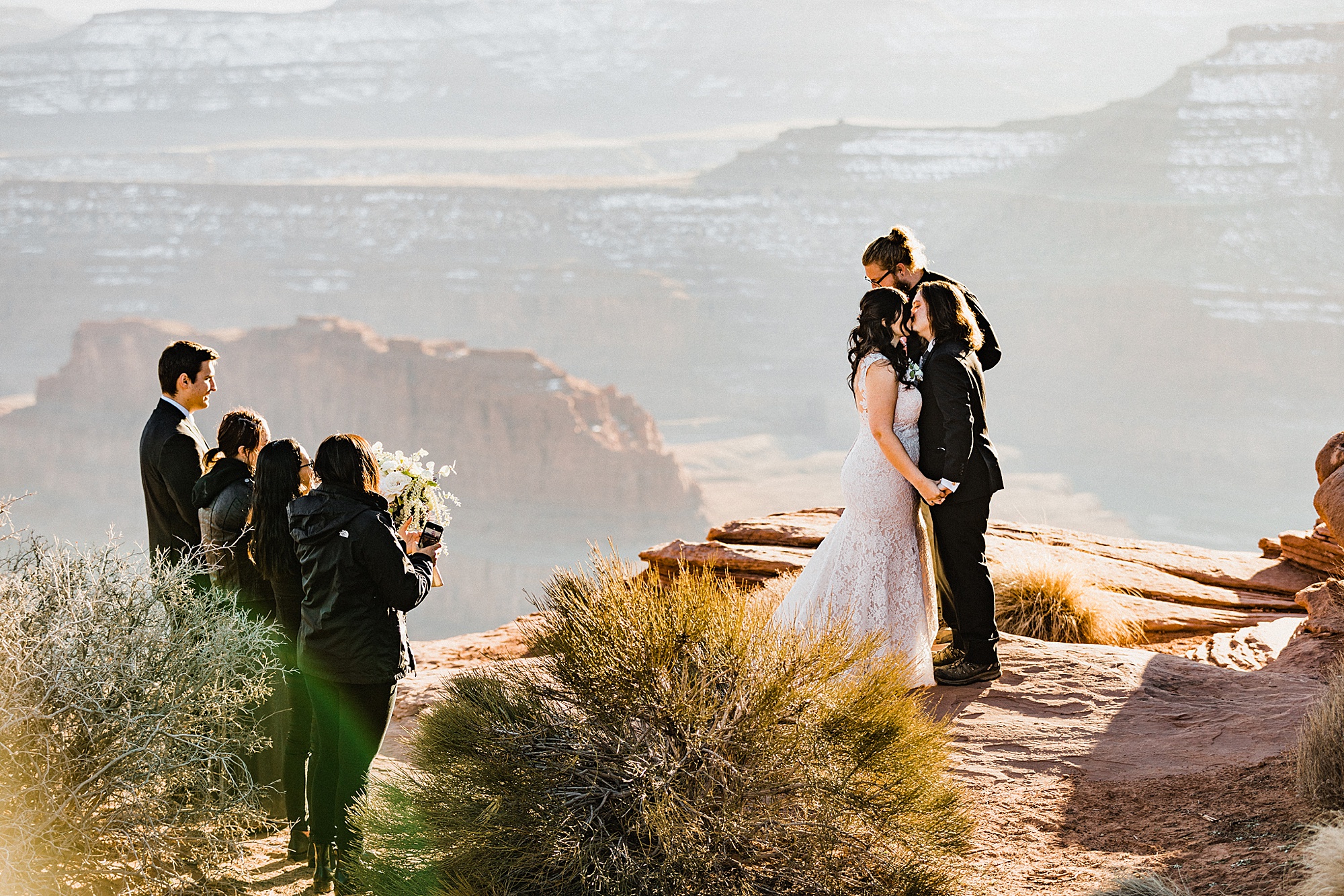 Adventurous Moab Elopement | Destination Elopement Photographer + Videographer | Dead Horse Point State Park Wedding | Vow of the Wild