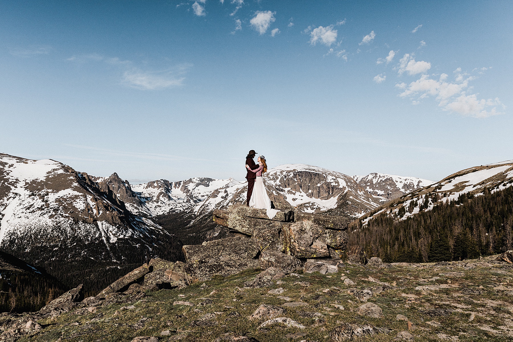 Sunrise Rocky Mountain National Park Elopement | Vow of the Wild