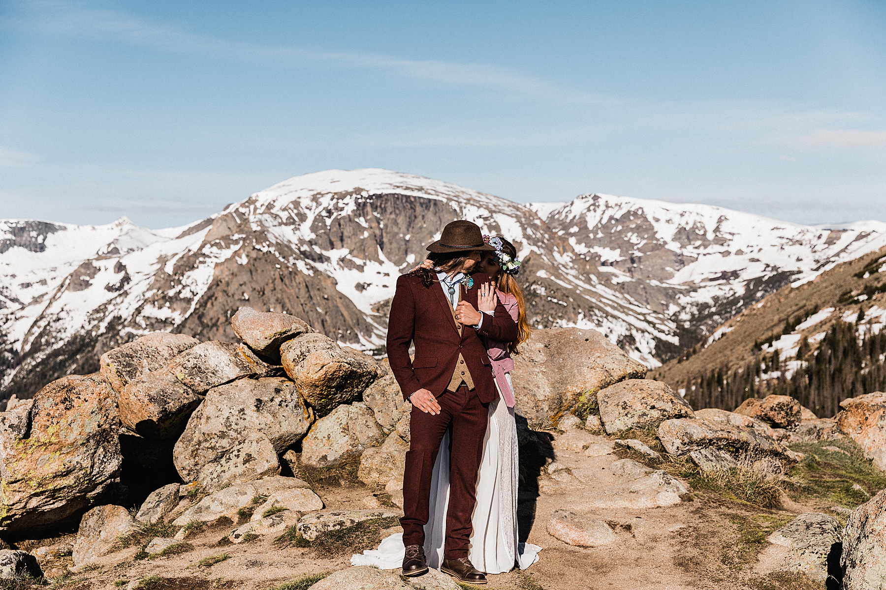 Sunrise Rocky Mountain National Park Elopement | Vow of the Wild