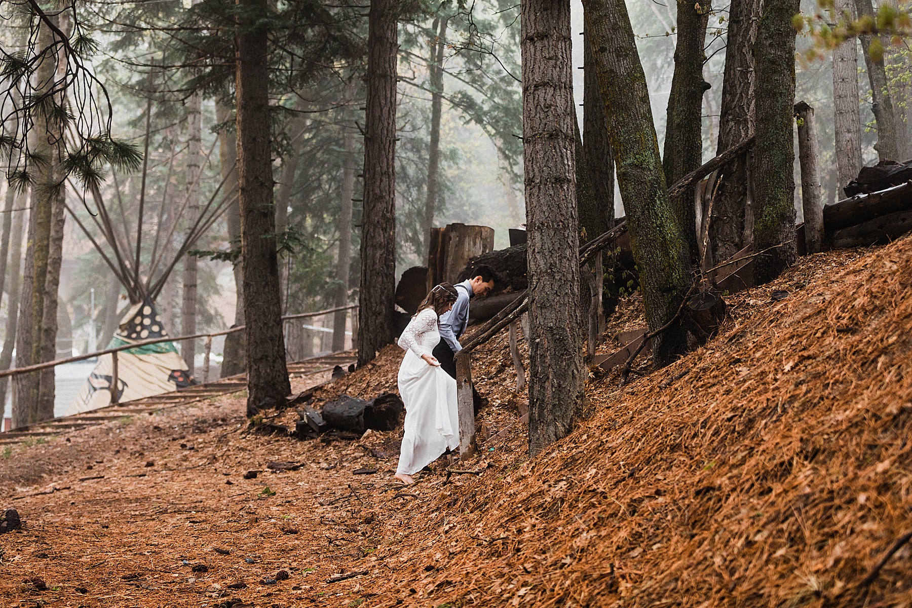 California Forest Intimate Wedding | Vow of the Wild