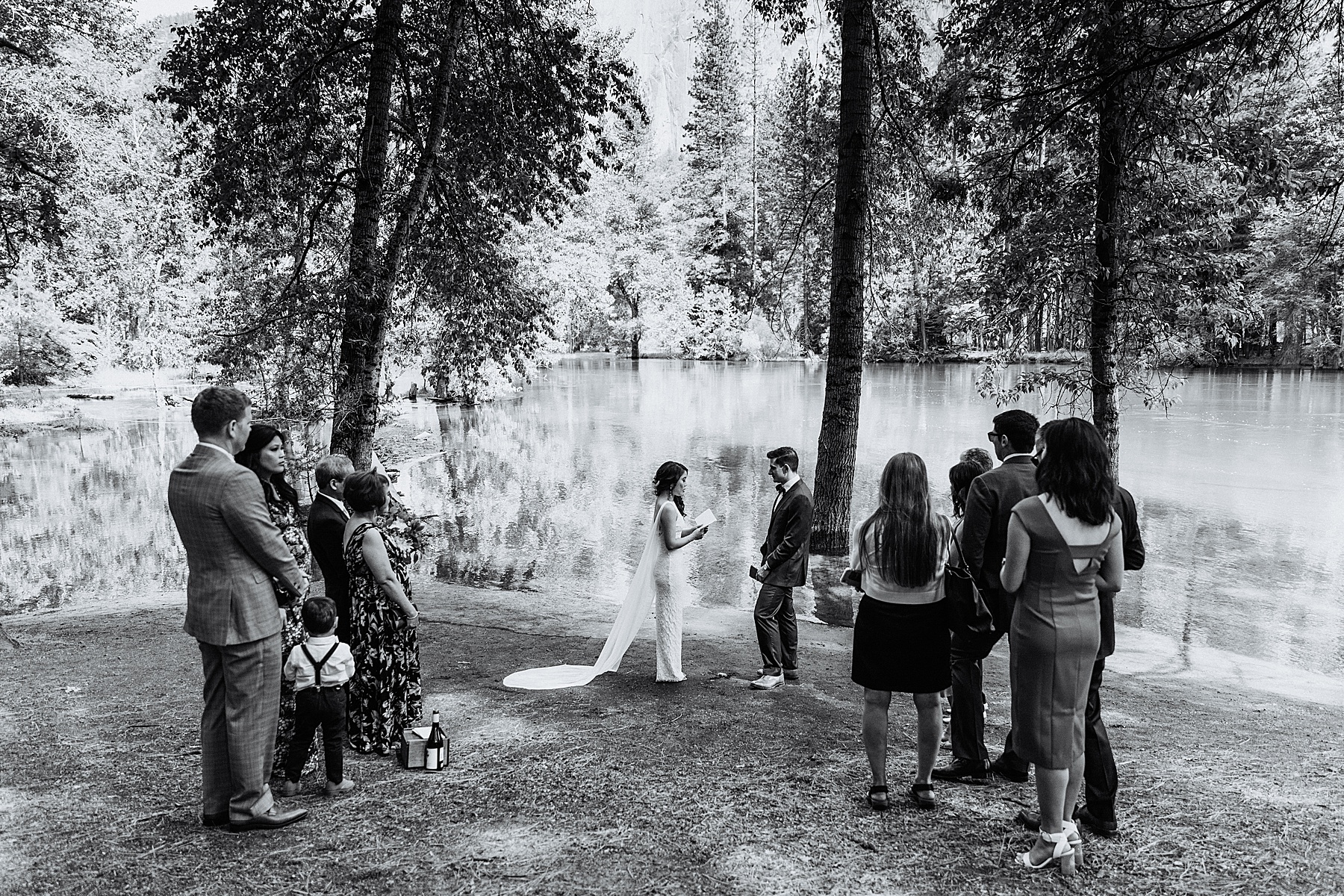 Cathedral Beach Ceremony | Yosemite Elopement | California Elopement Photographer | Vow of the Wild
