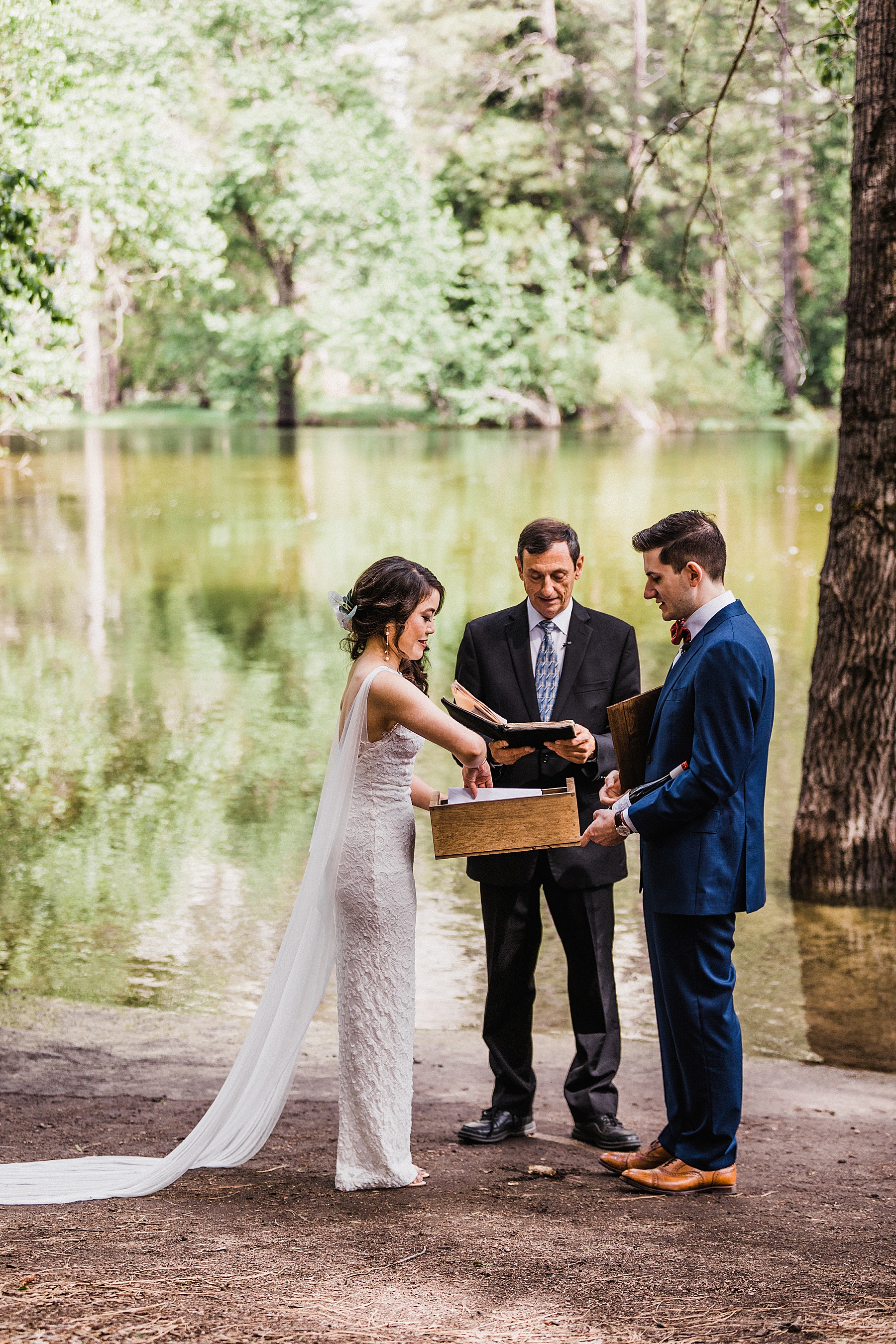 Cathedral Beach Ceremony | Yosemite Elopement | California Elopement Photographer | Vow of the Wild