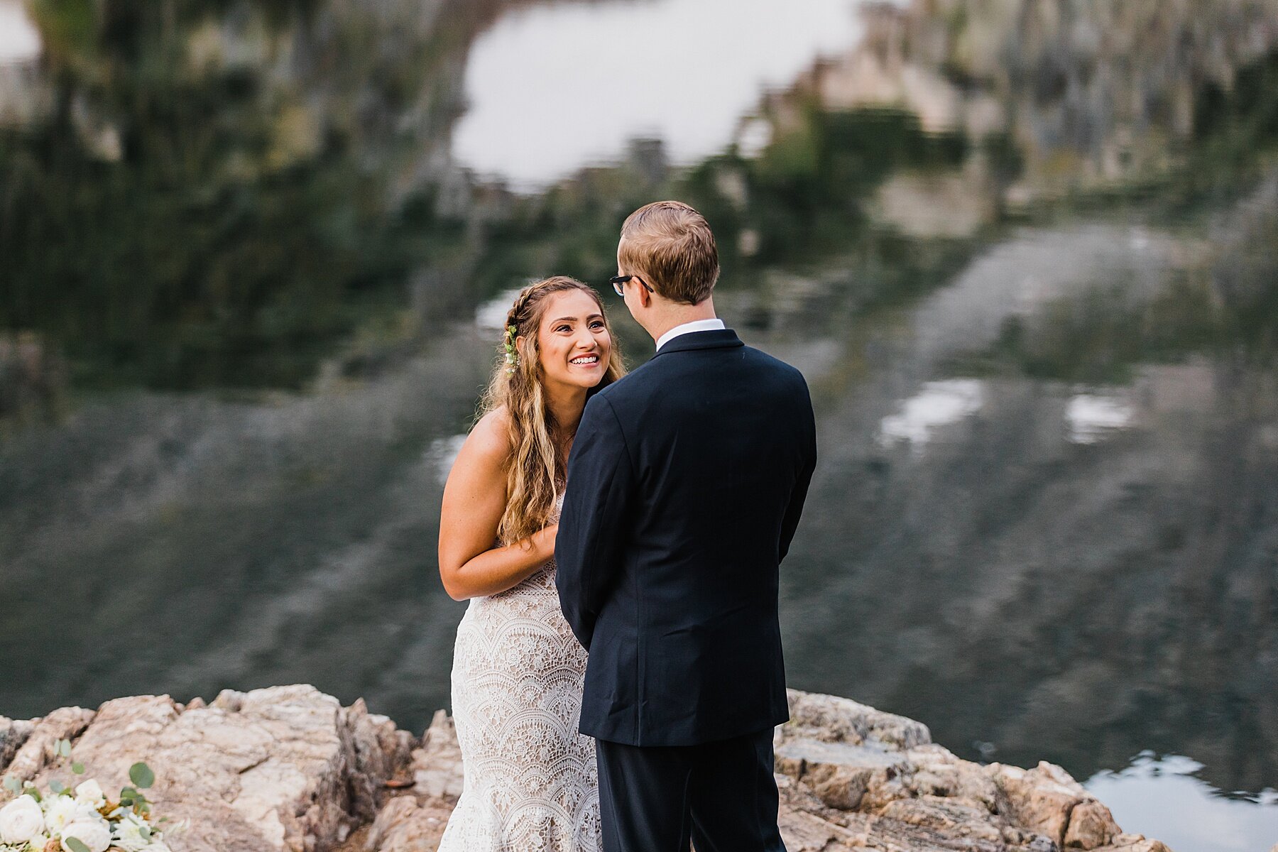 Sunrise Alpine Lake Elopement in the Mountains of Colorado | Vow of the Wild
