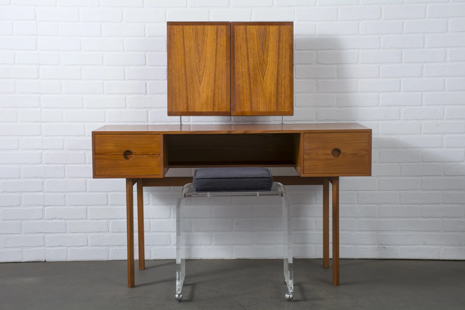 Kai Kristiansen for Aksel Kjersgaard Teak Vanity, Denmark, 1950s 