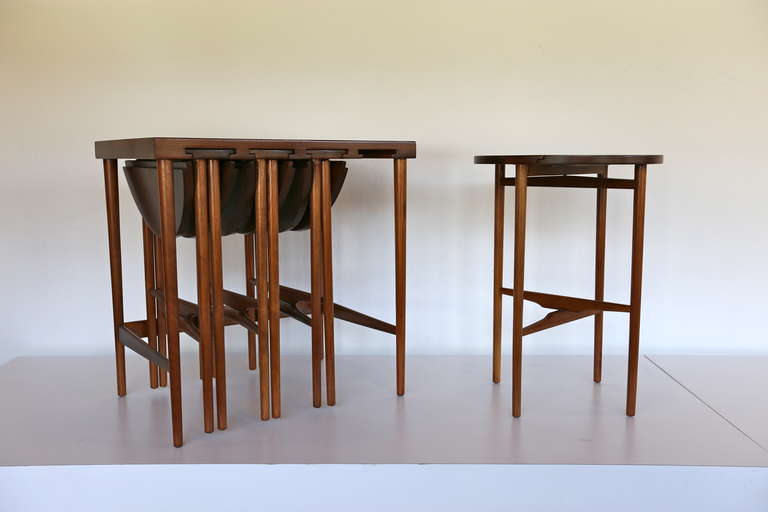 Bertha Schaefer for Singer & Sons nesting Tables. Photo: Archive/1stdibs