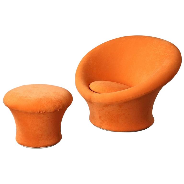 Mushroom Chair and Ottoman. Photo: 1stdibs/Atena