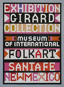 Girard Folk Art Exhibit Poster | Photo: eBay