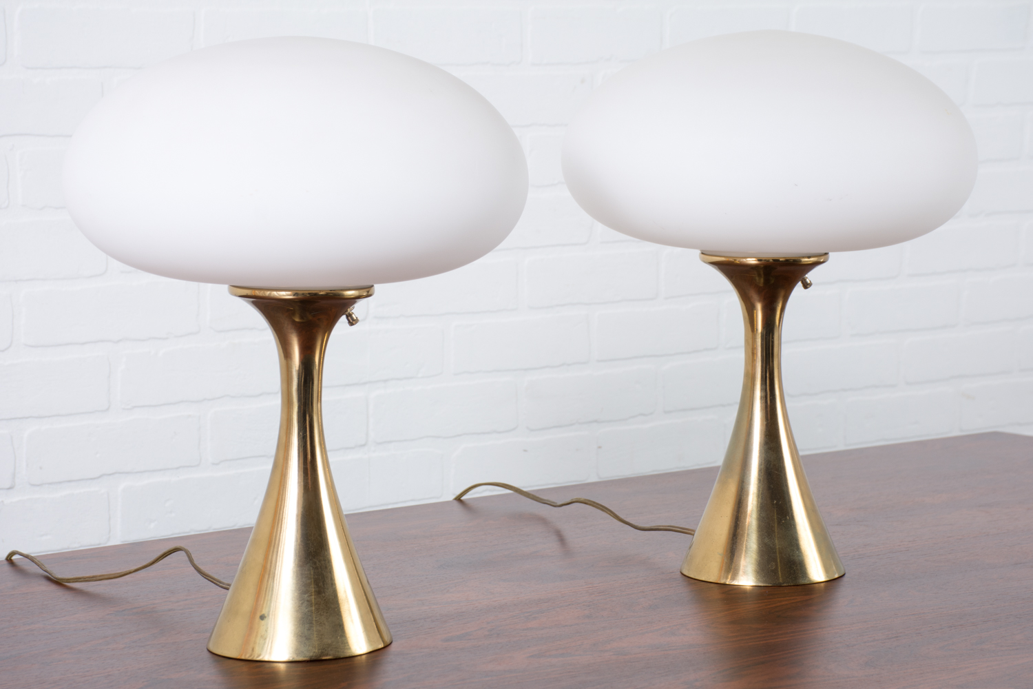 Laurel Lamp Pair Mushroom Shade With, Laurel Mushroom Lamp Replacement Shade