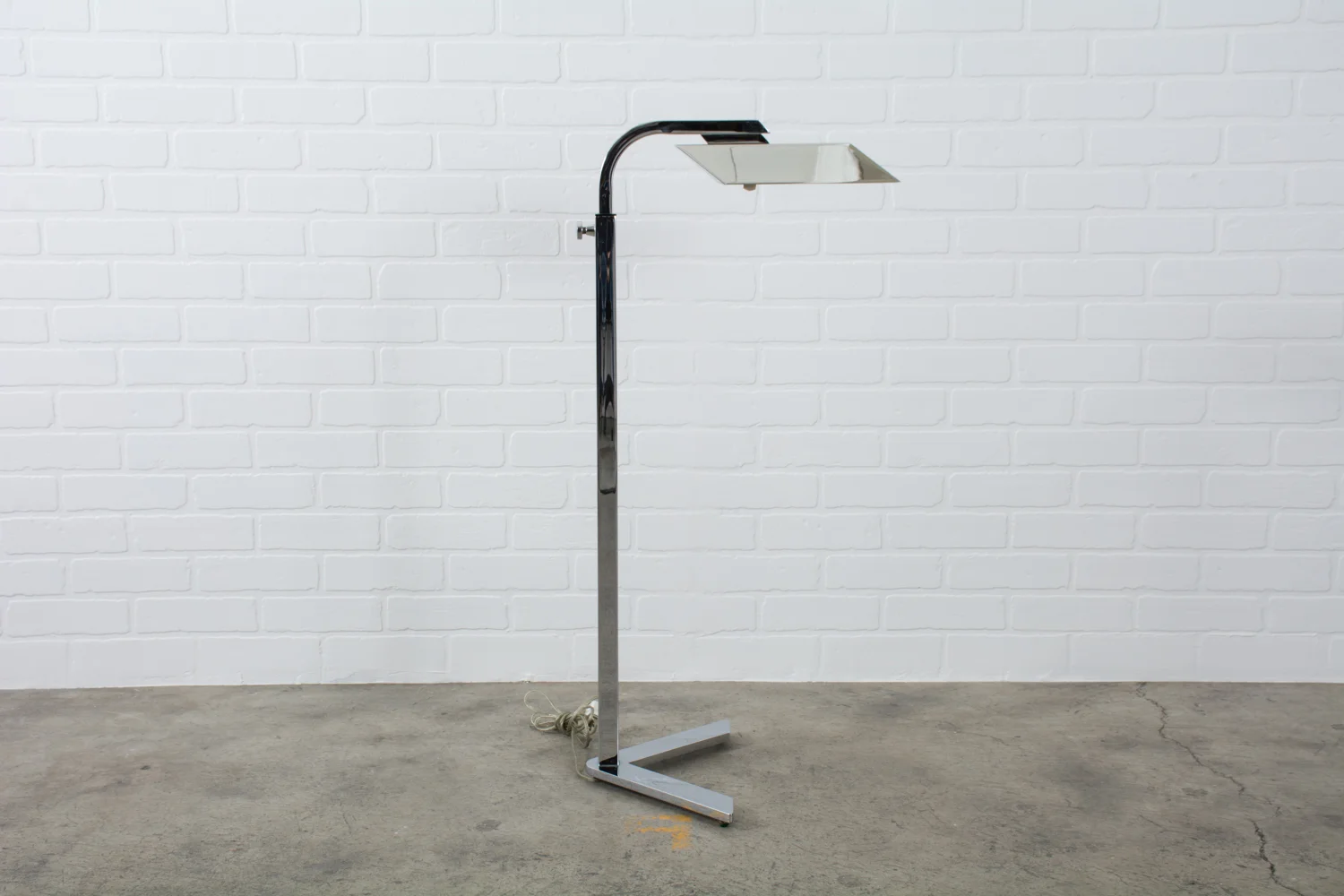 Charles Hollis Jones Chrome Floor Lamp