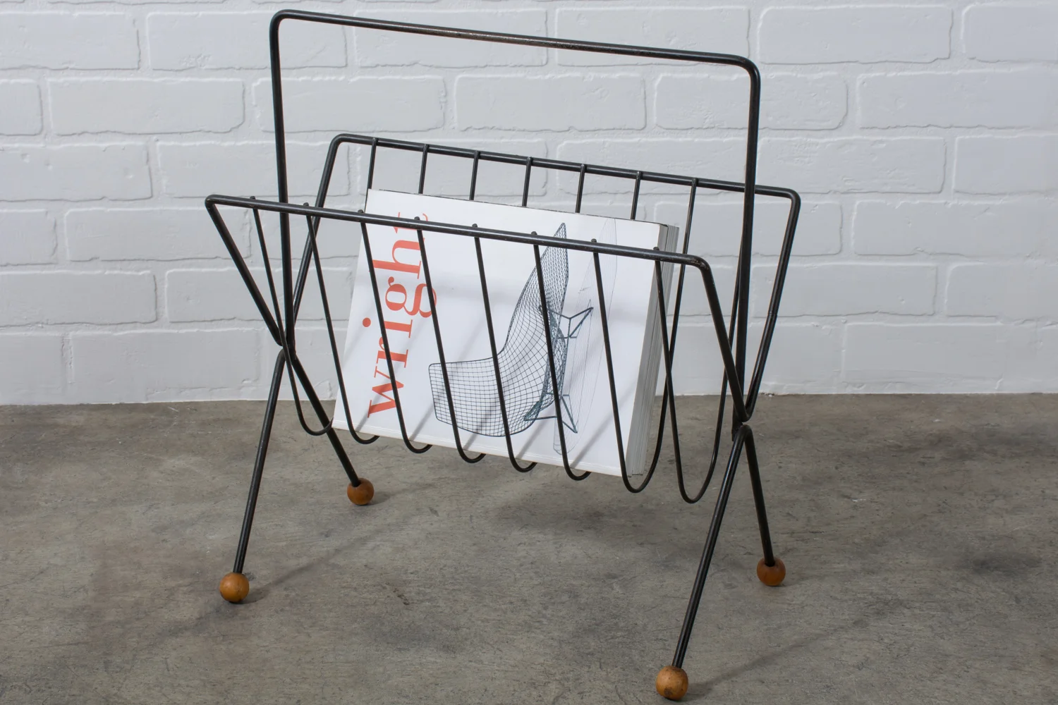 Mid-Century Modern Tony Paul Magazine Rack — Mid-Century Modern Finds