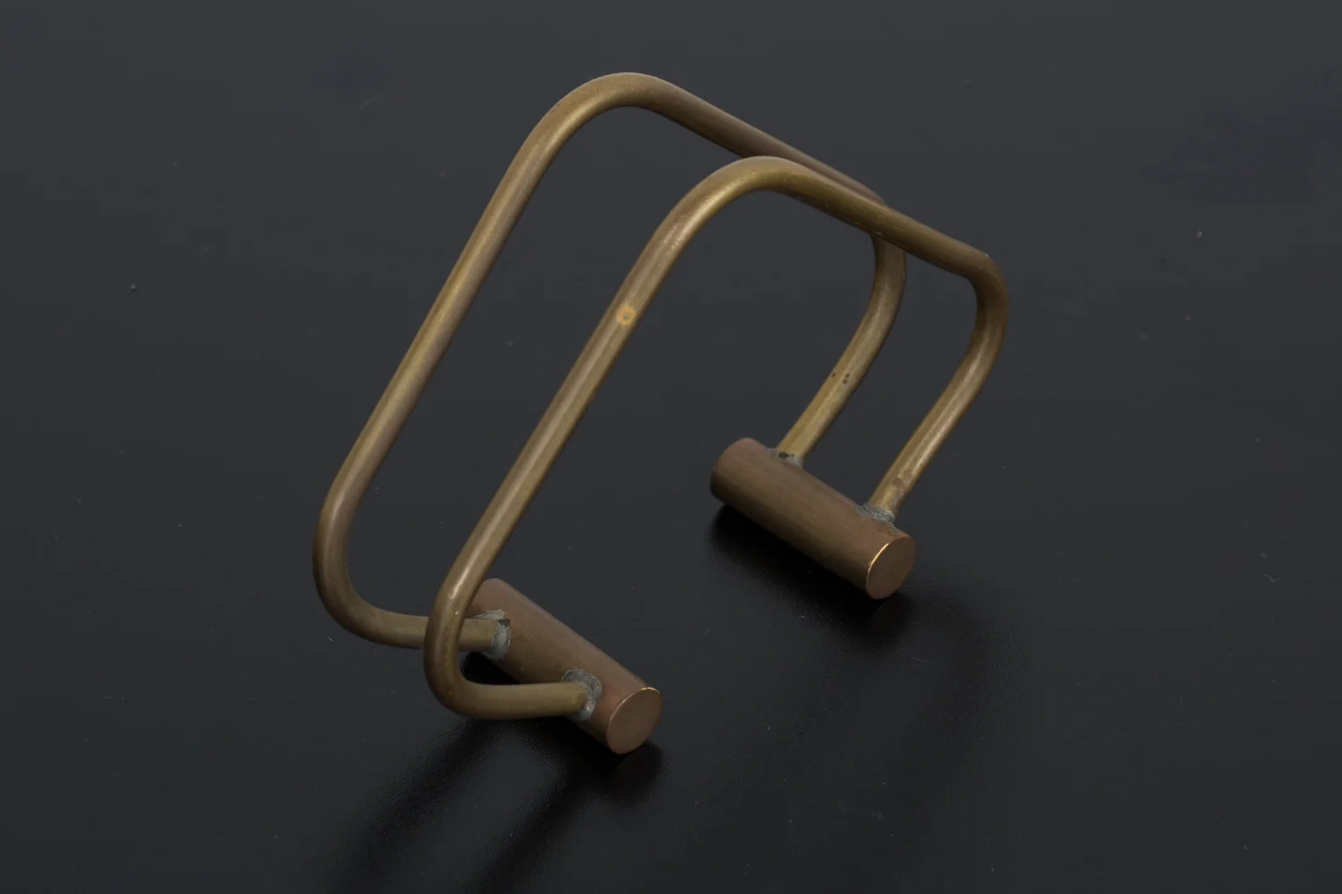 Mid-Century Modern Brass Letter Holder