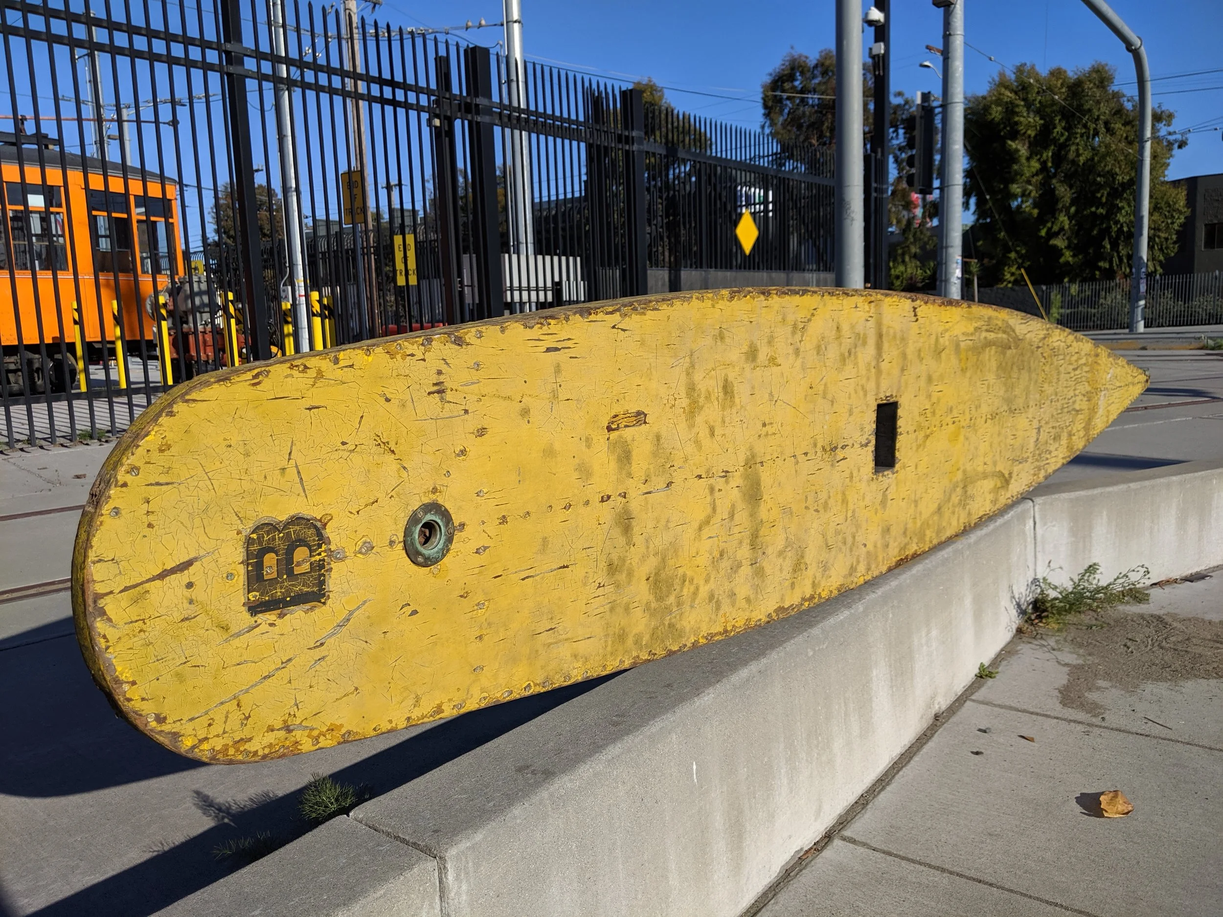 vintage hollow surfboard / paddle board, Tom Blake style