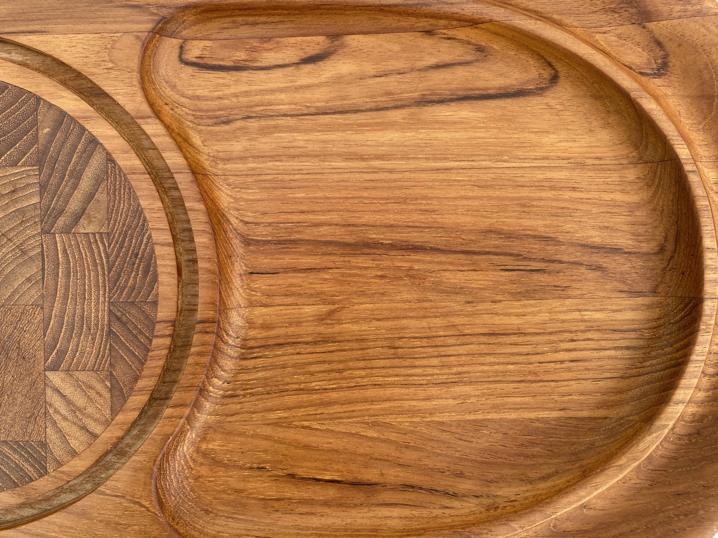 Vintage Teak Charcuterie Board by Dansk — Mid-Century Modern Finds