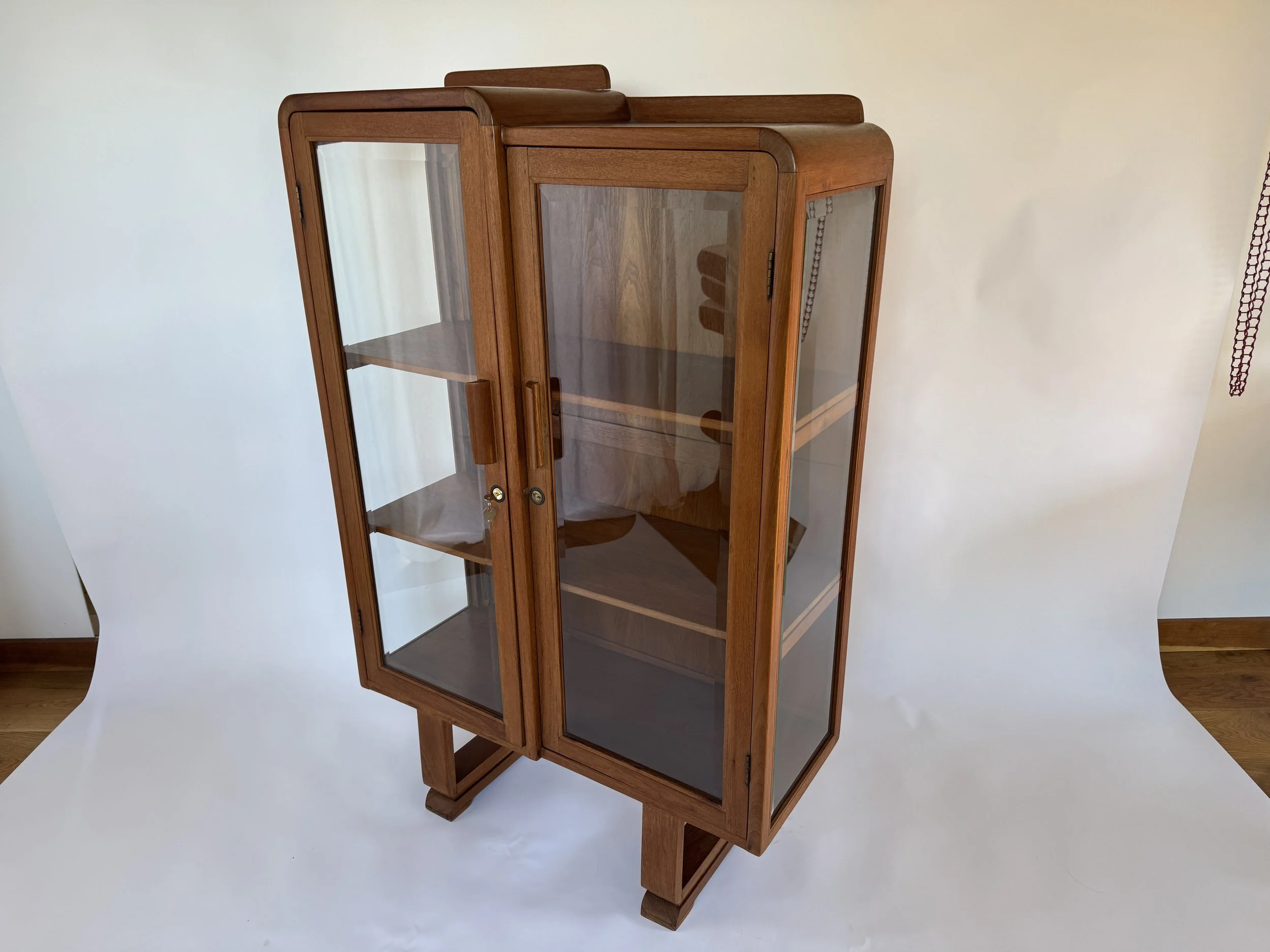 Danish Modern Teak Display Cabinet
